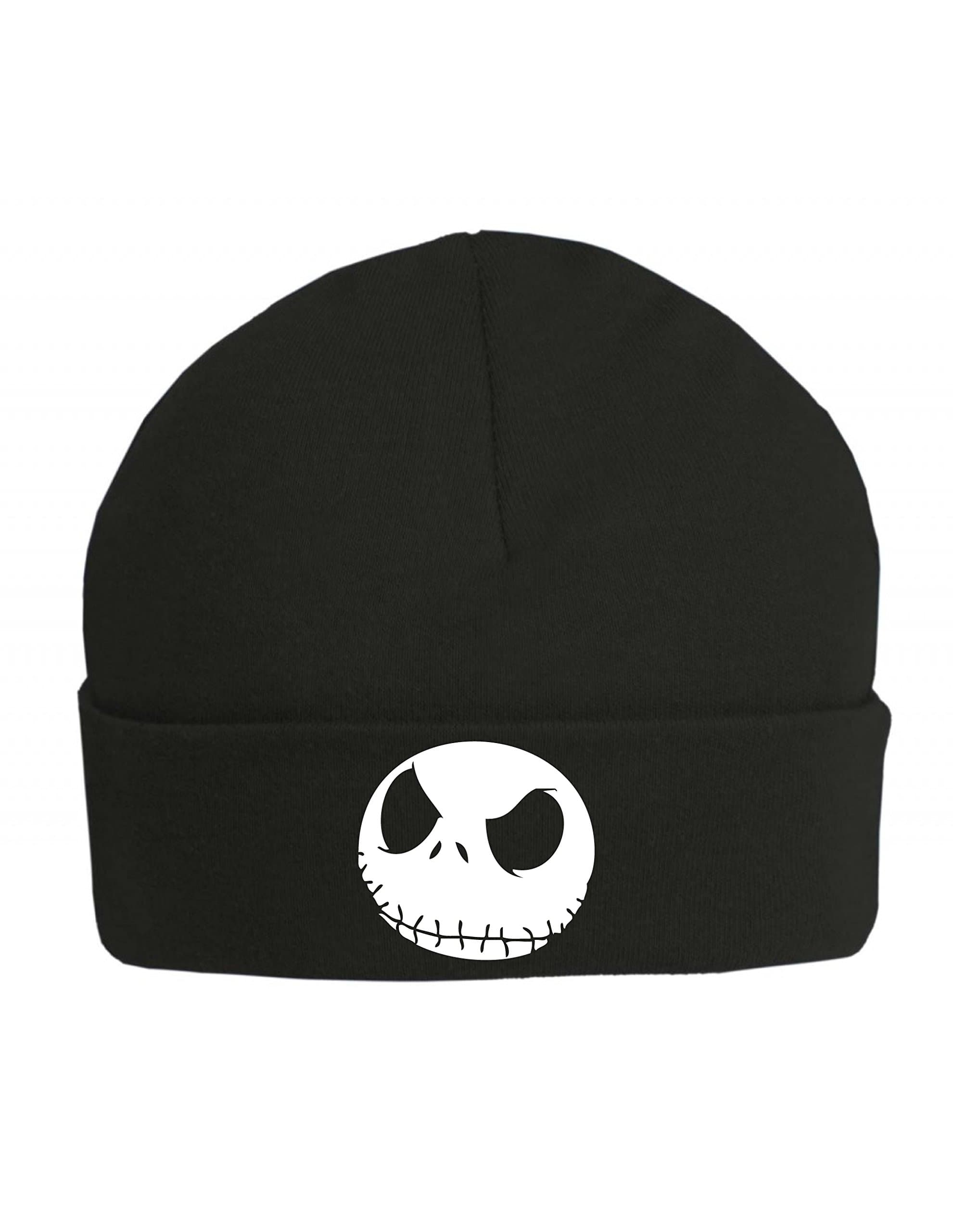 Black Jack Skellington Inspired Baby Beanie Hat (0-3 Months)
