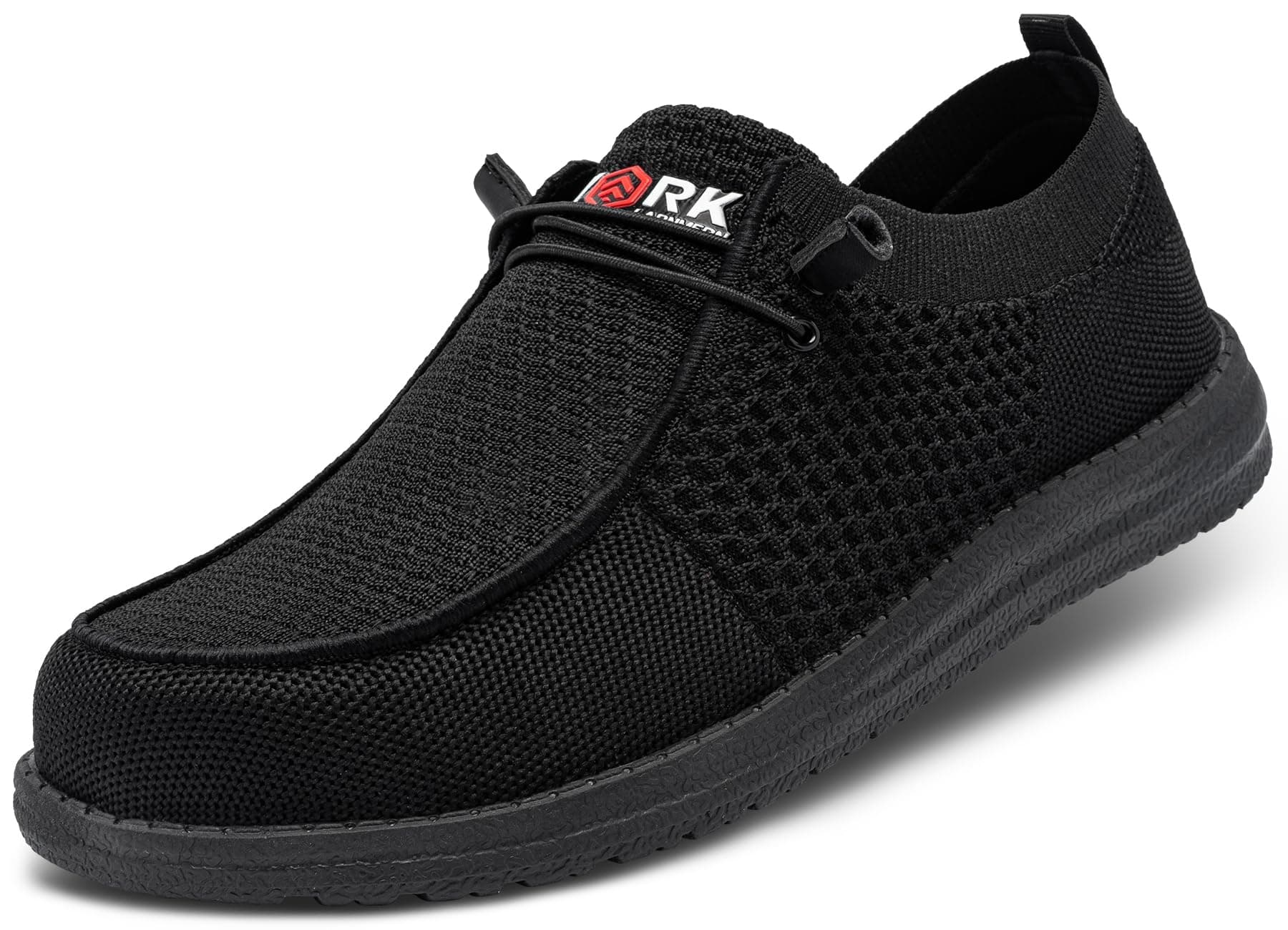 LARNMERN Steel Toe Loafers Women Lightweight Comfortable Slip On Walking Casual Flats Sneakers Work Safety Shoes