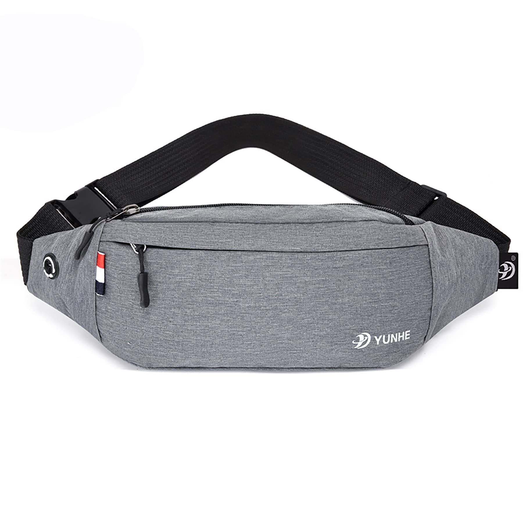 Bum Bag for Men and Women, Fashionable Unisex Bumbags for Ladies, Large Capacity Waist Fanny Pack, Waterproof with Adjustable Belt (Grey