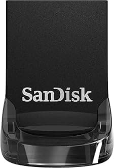 512GB Ultra Fit USB 3.2 Gen 1 Flash Drive - Up to 400MB/s, Plug-and-Stay Design - SDCZ430-512G-GAM46, Black