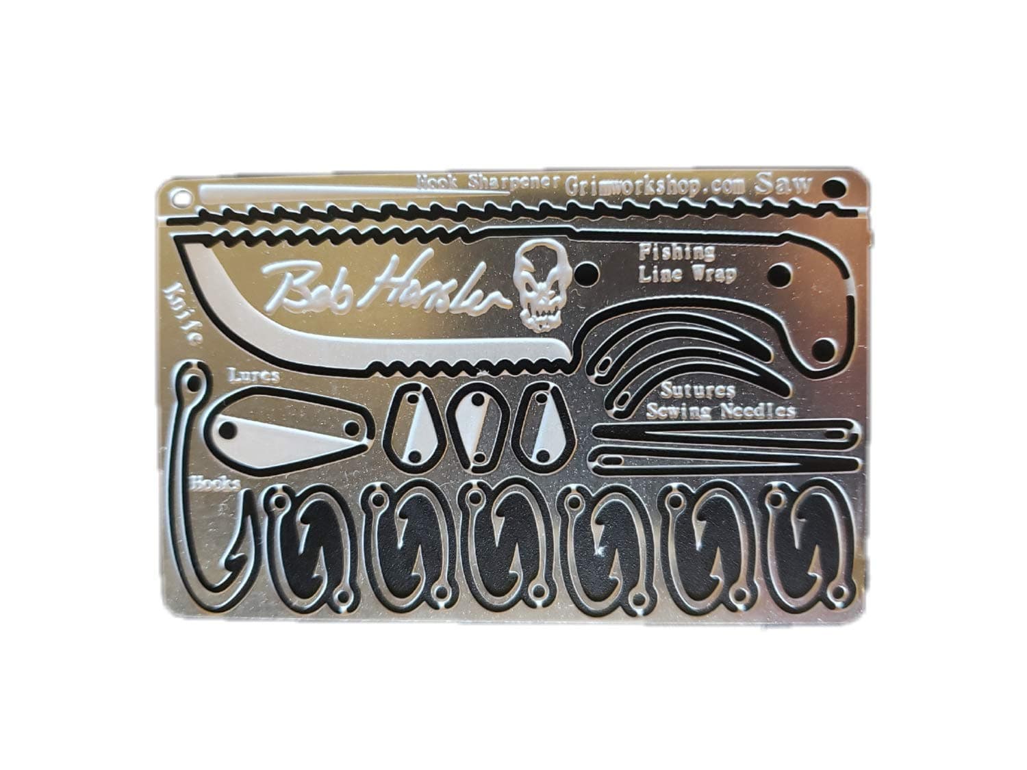 Bob Hansler Survival Card - Credit Card Size Survival Multi Tool Card