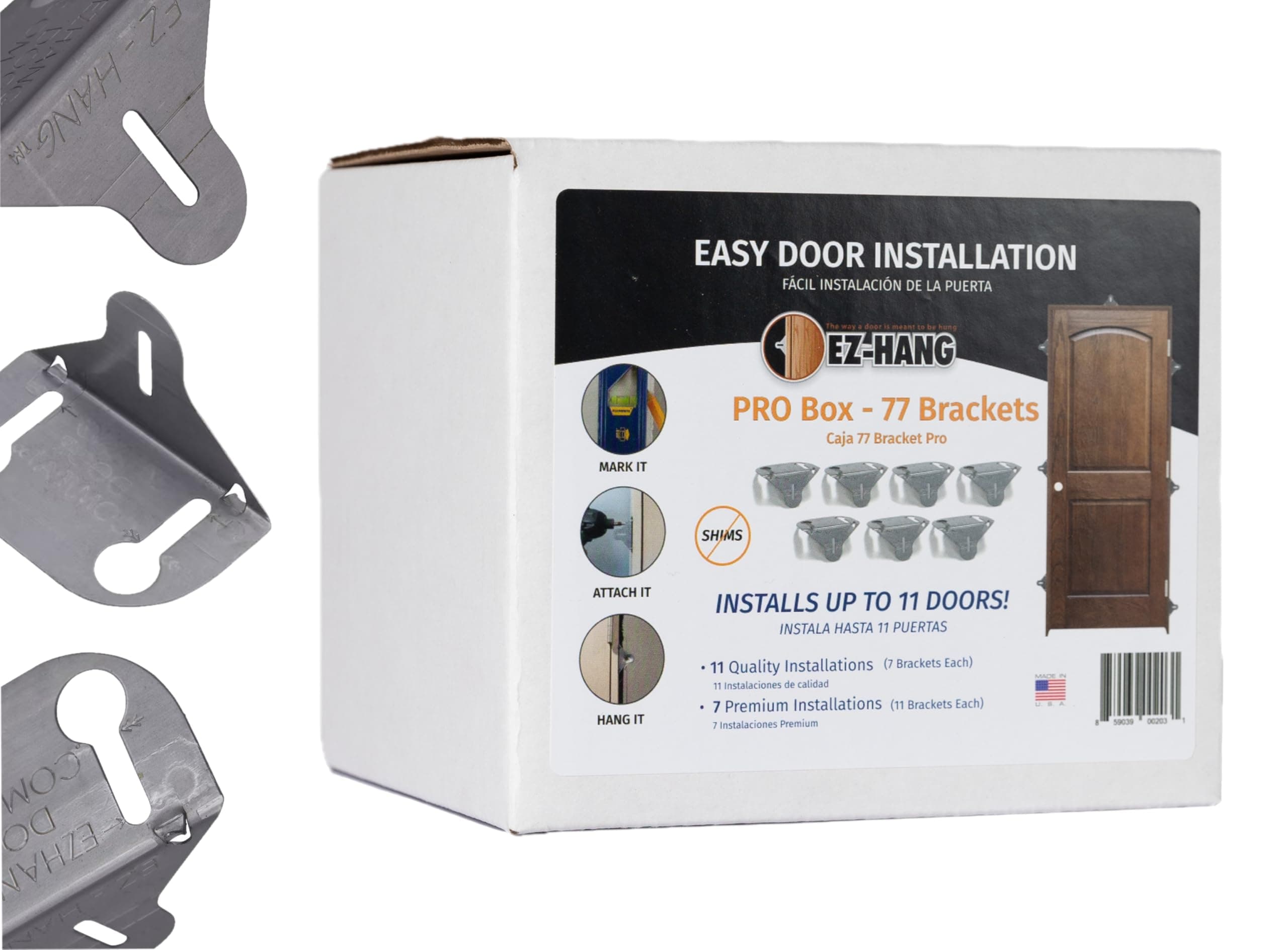 Strongest Door Install Kit - EZ-Hang Bulk | Installs 11 Doors