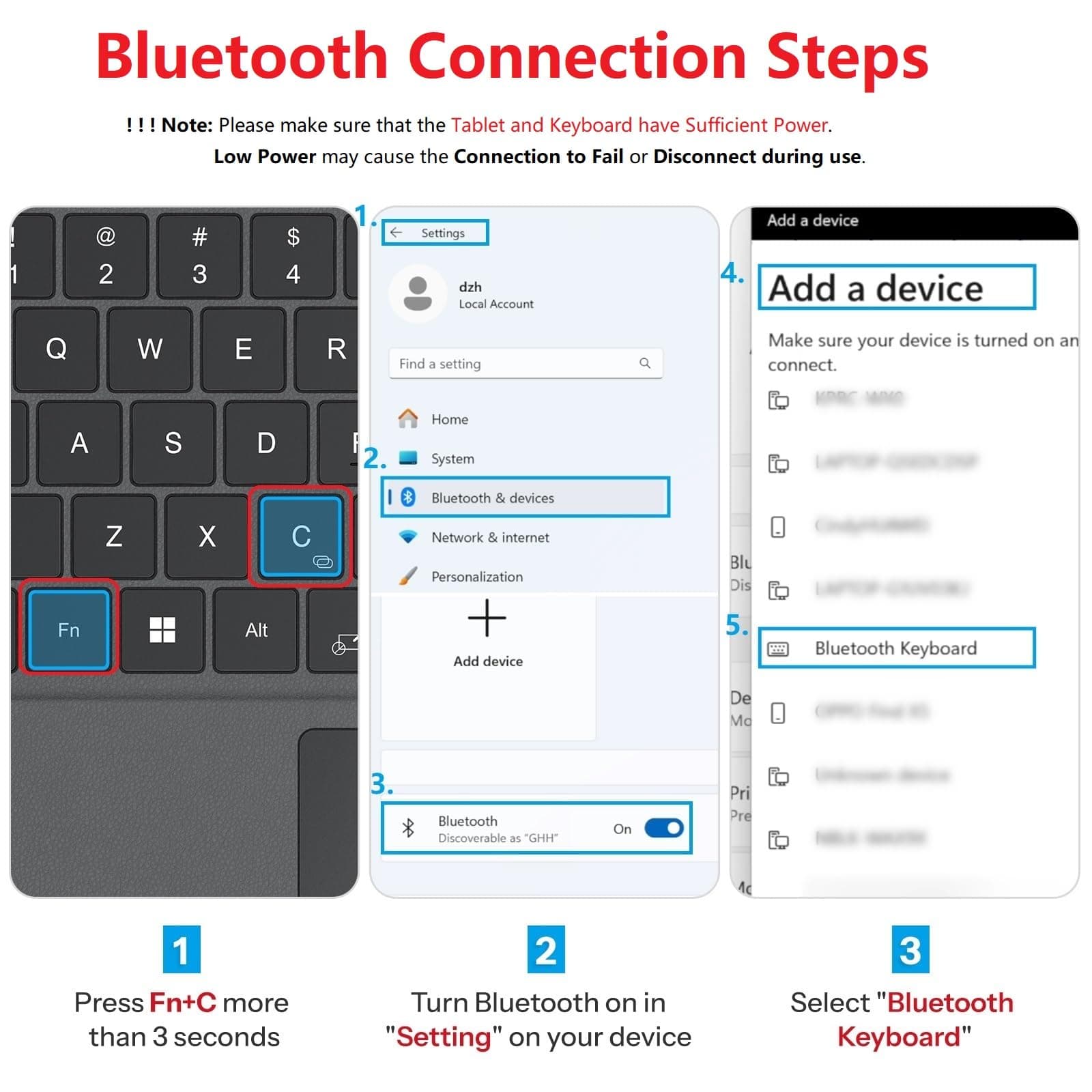 OMOTON Wireless Keyboard for Microsoft Surface Pro 7/7+/6/5/4/3 12.3 inch ONLY, Bluetooth Connection, Ultra-Slim Keyboard Type Cover with Touchpad, 7 Colors Backlit and Rechargeable, Grey