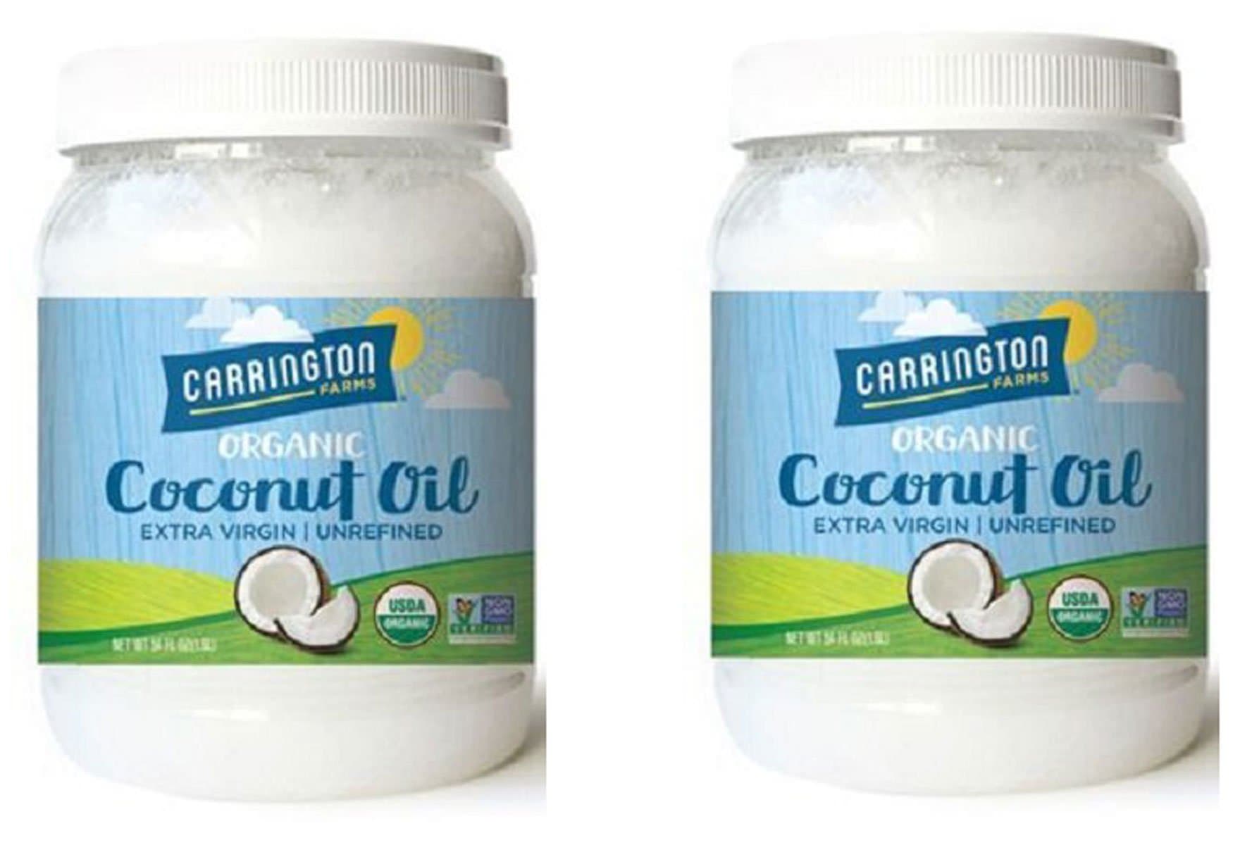 Carrington Farms Organic Extra Virgin Coconut Oil, 54 Ounce, 2 Pack
