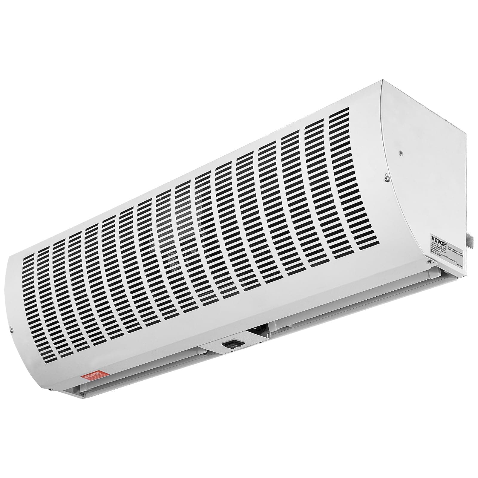 VEVOR 36" Commercial Indoor Air Curtain Super Power 2 Speeds 1200CFM, Wall Mounted Air Curtains for Doors, Indoor Over Door Fan with Heavy Duty Limit Switch, Easy-Install 110V Unheated