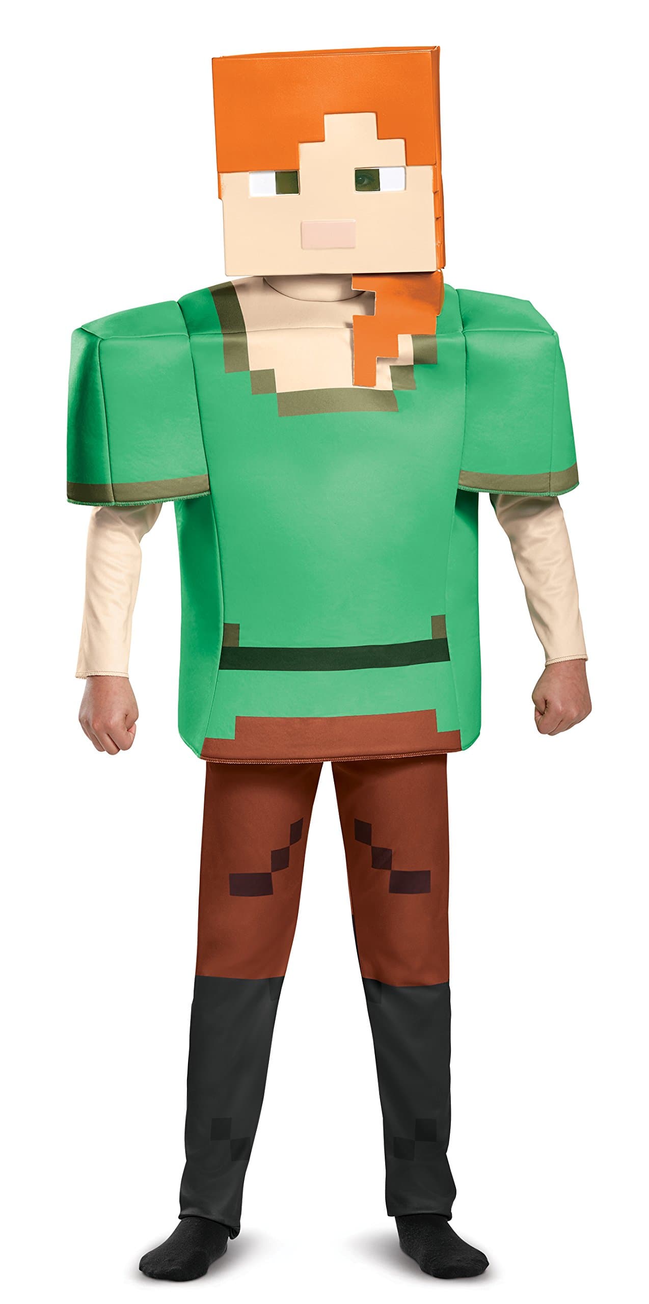 Child Minecraft Alex Deluxe Dress-Up 10-12 Years