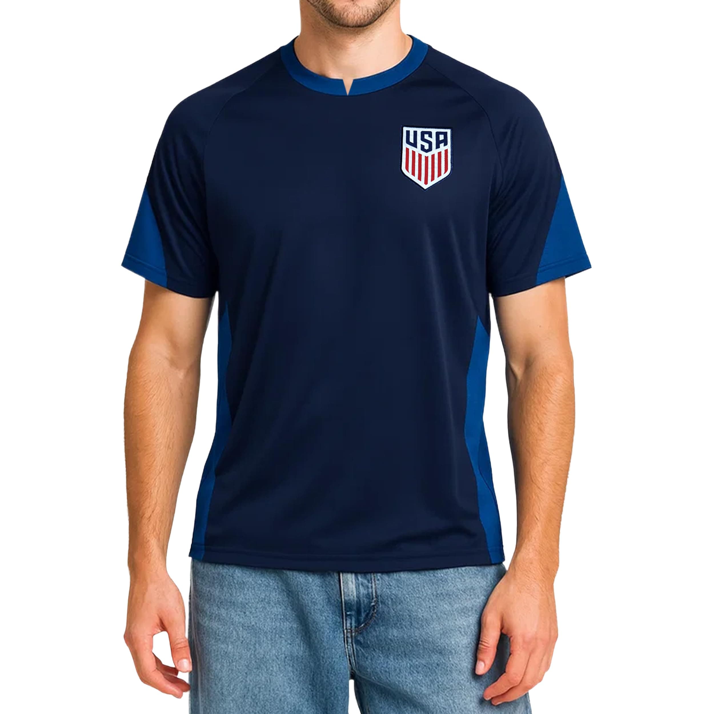 Icon Sports Officially Licensed US Soccer Federation Game Day Shirt - Unisex Adult