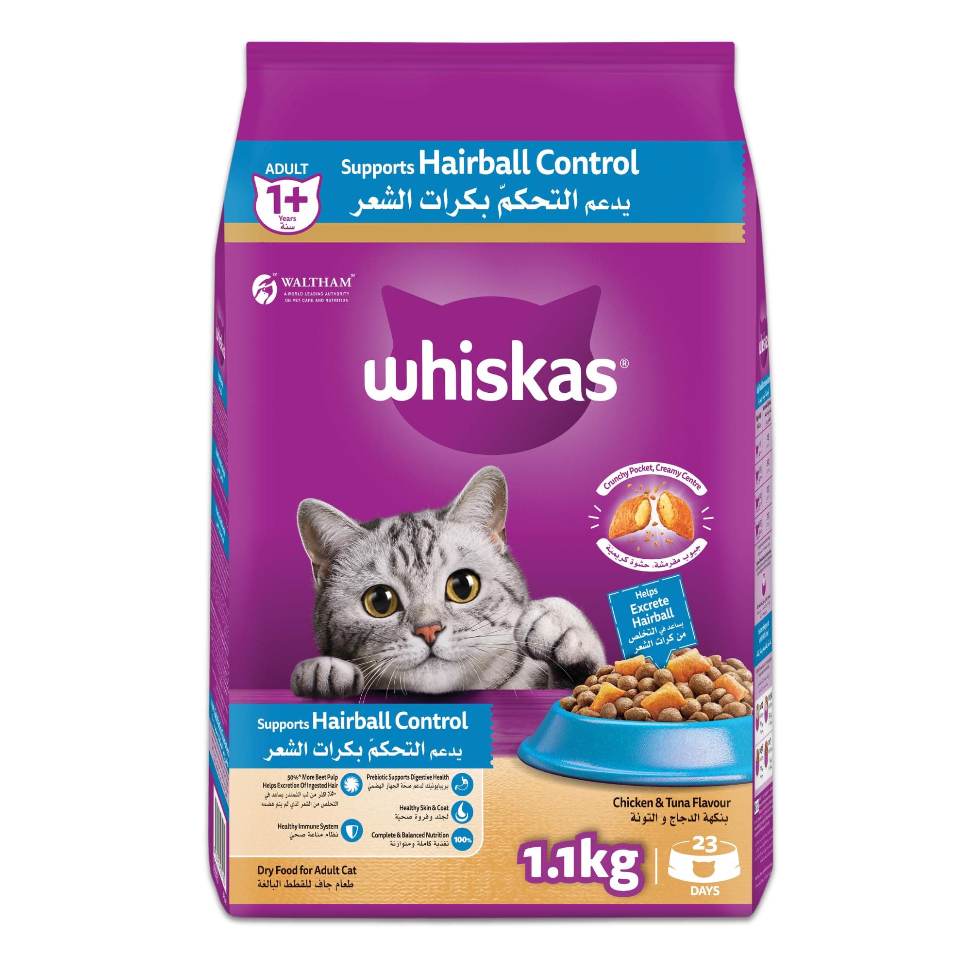 Whiskas Dry Food Hairball Control