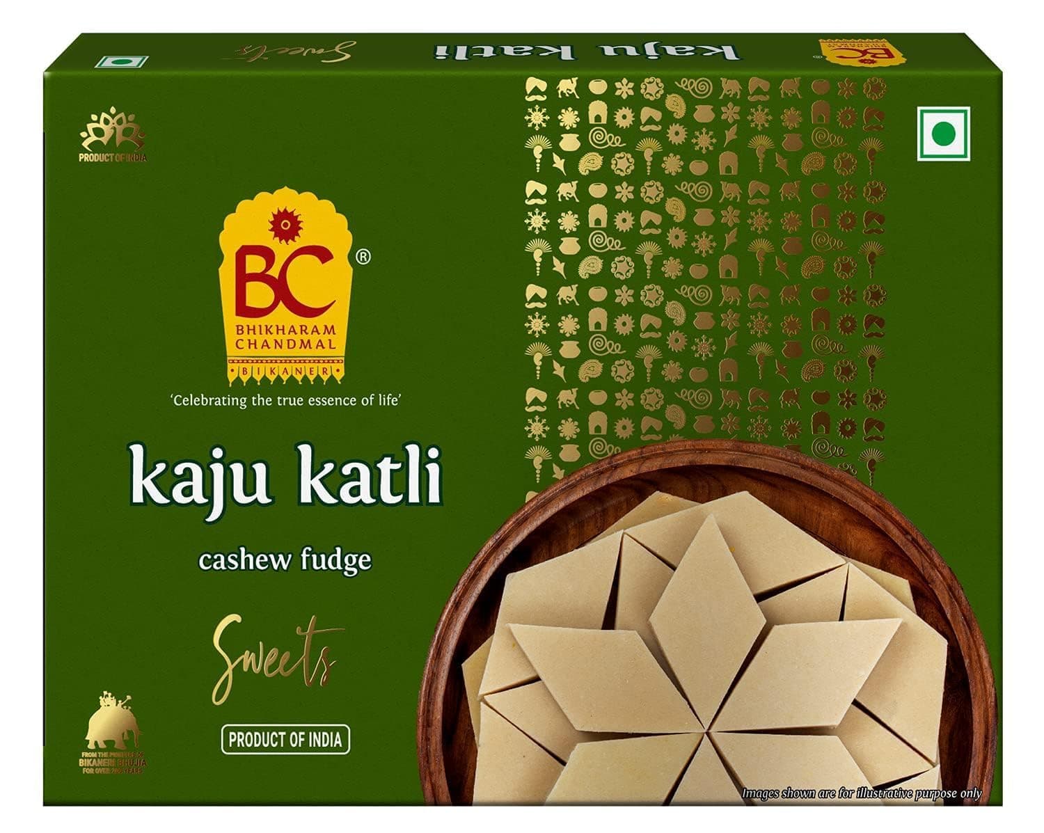 Bhikharam Chandmal Kaju Katli 150gm