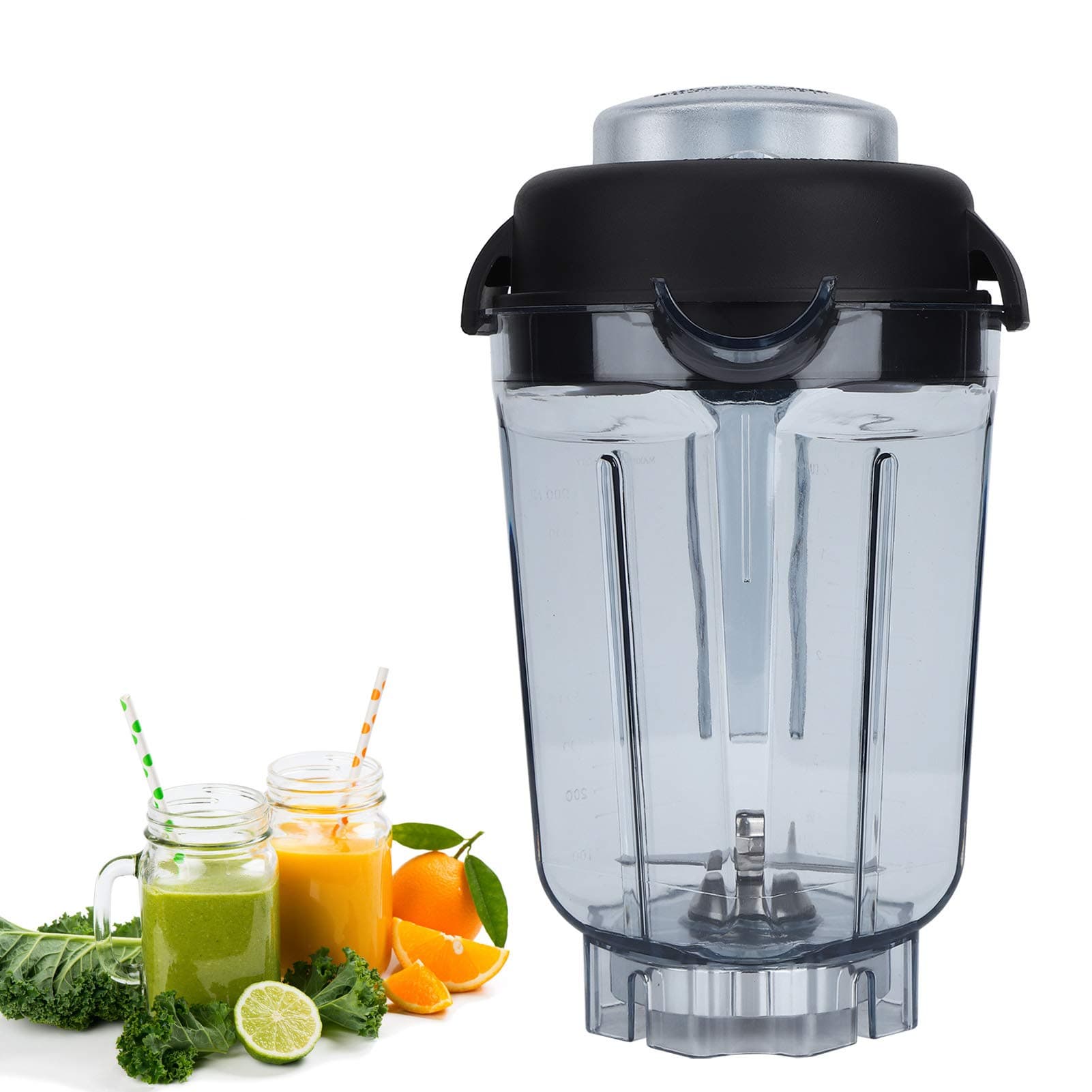 Clear Food Blender Container, Replaced with Vitamix Blender Pitcher 32oz, Compatible with Vitamix C Series 5300/6500/750/780 Blender, Fits Vitamix Blender Cup and Jars