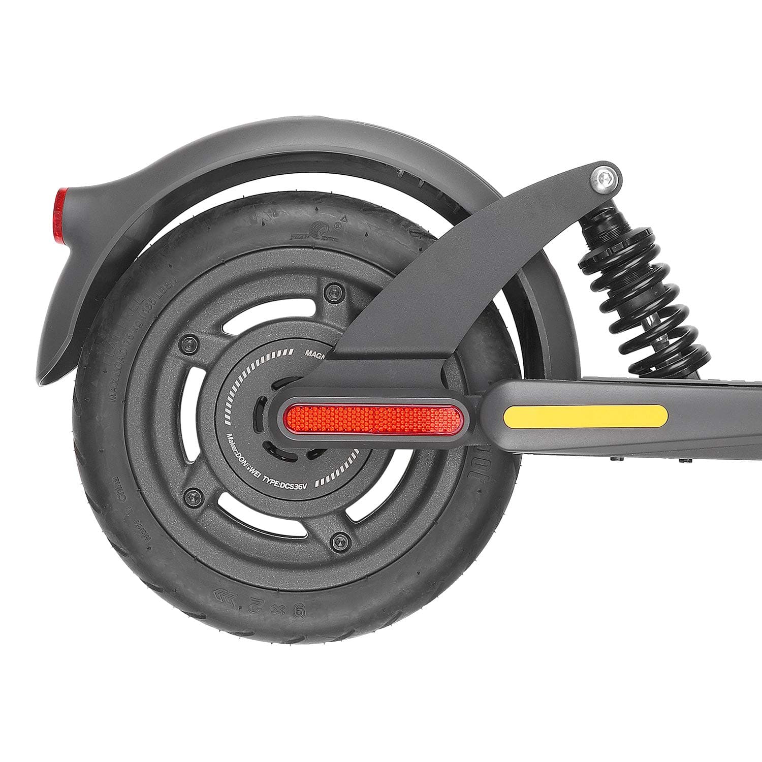 YBang Rear Suspension Kit for Segway Ninebot ES1 ES2 ES3 ES4 ES5 Electric Scooter Shock Absorber Accessories with Reflective Strips and Led Side Light