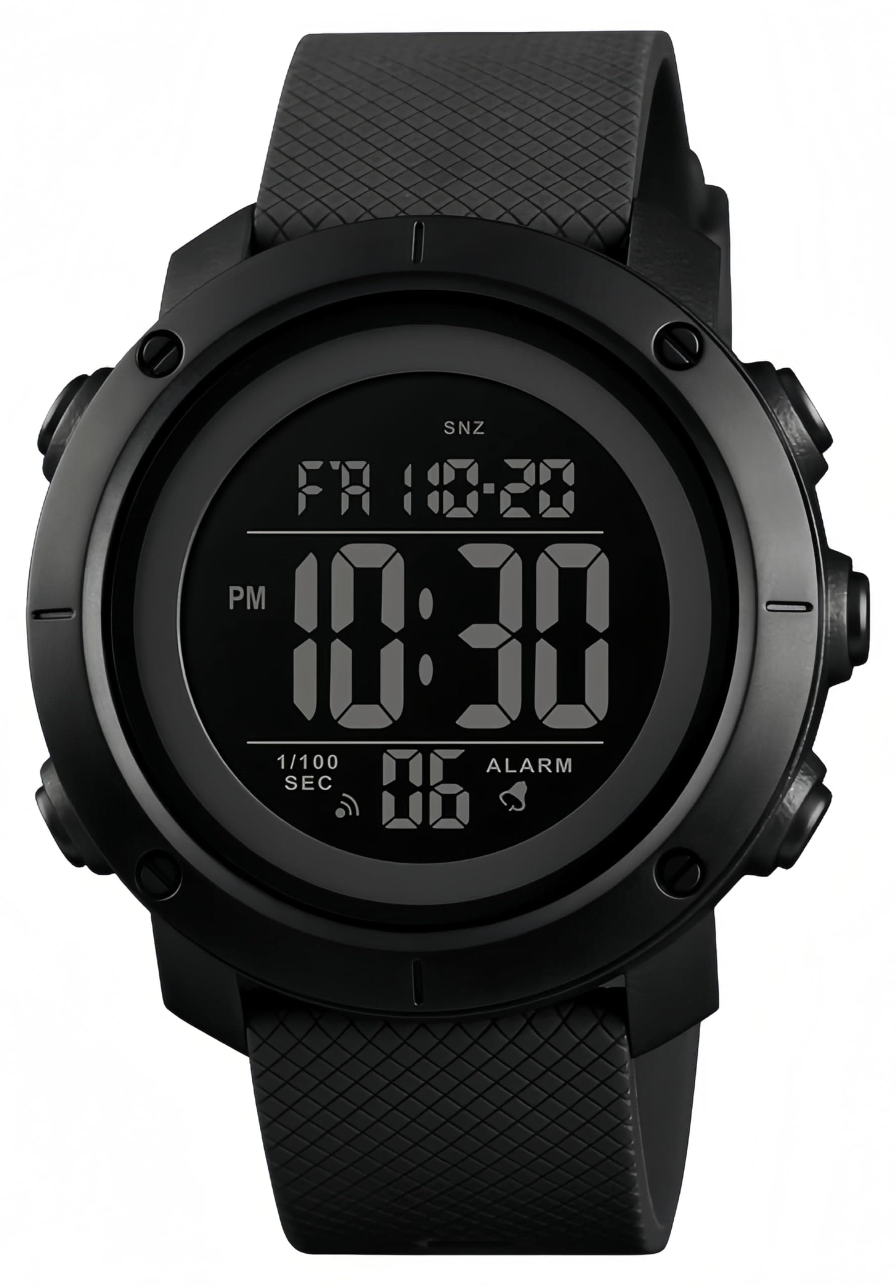 Big Boys Watch Digital Sports Waterproof Military Back Light Teenager Watch (Black) 1426