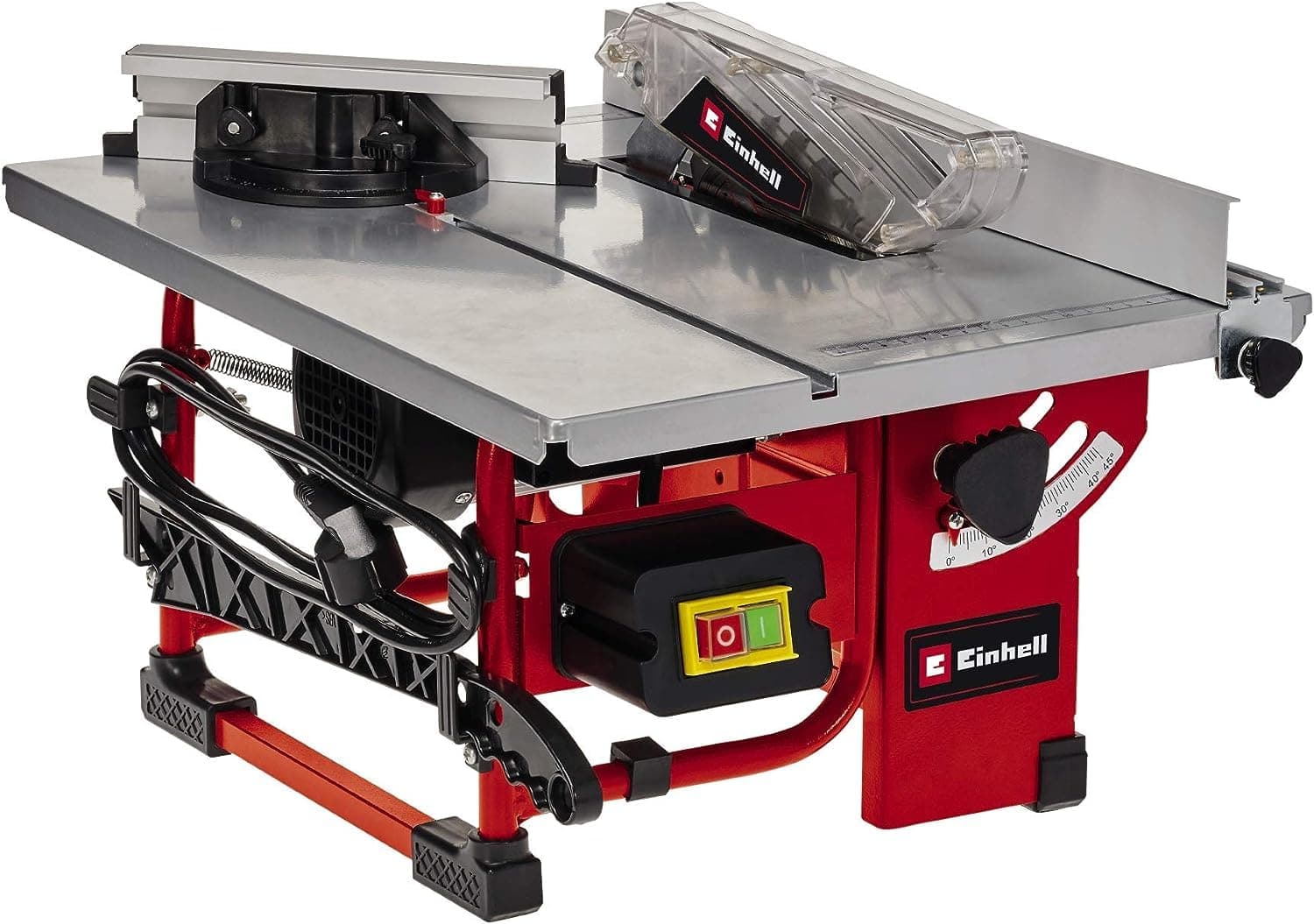 Table saw TC-TS 200 (tilting saw blade, angle stop (+/- 60°), parallel stop with locking device on both sides)