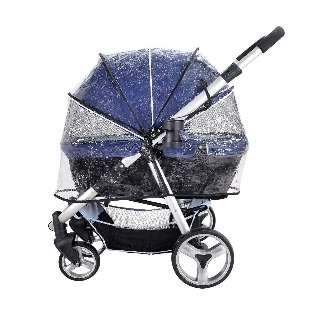 Stroller Rain Cover, Universal, for Dog Strollers, Pet Carriers, Large - Exclusive Stroller Cover for Winter, Rain, Wind, with Hook and Loop Closures - Premium Pet Rain Gear for Jogging