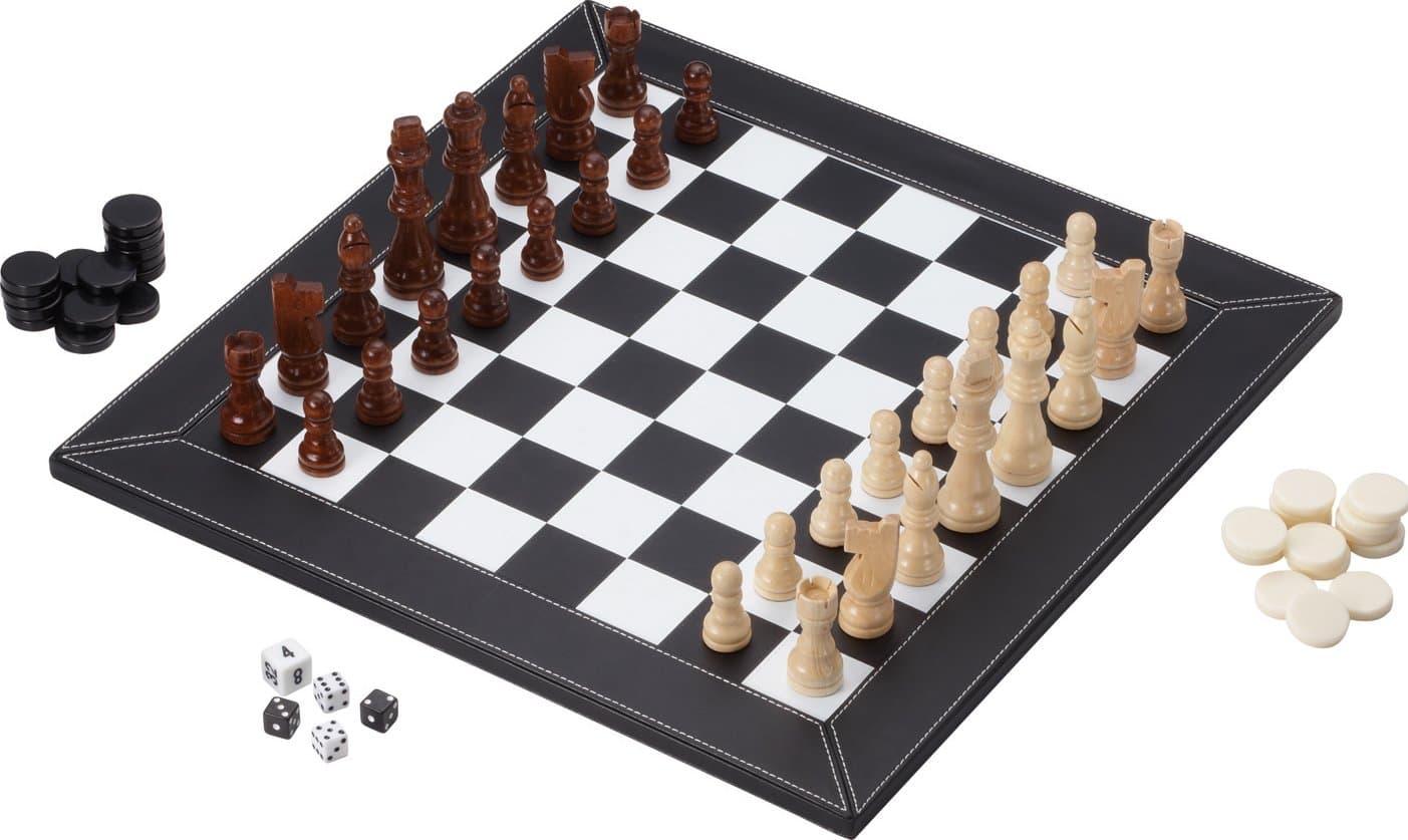 Mainstreet Classics Bourbon Street 3-in-1 Combo Board Game Set