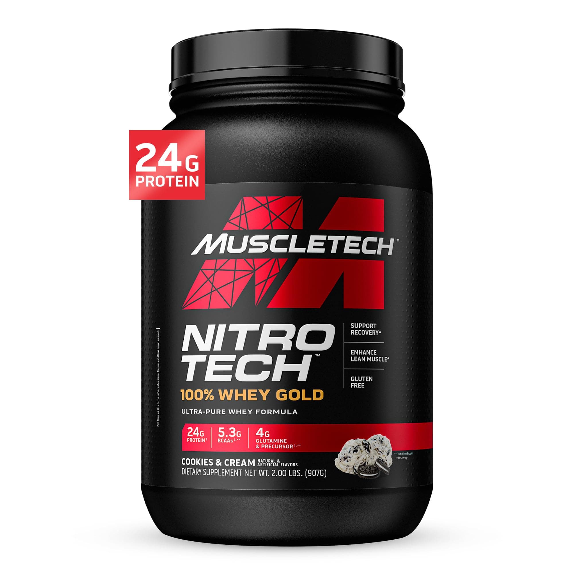 Muscletech Nitrotech 100% WHEY GOLD Whey Gold Cookie & Cream 2.2 lbs (1.0 kg)