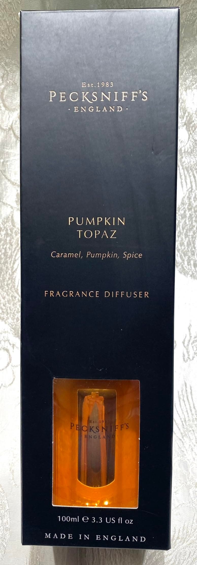 Pecksniff'sPumpkin Topaz Fragrance Diffuser 3.3 oz