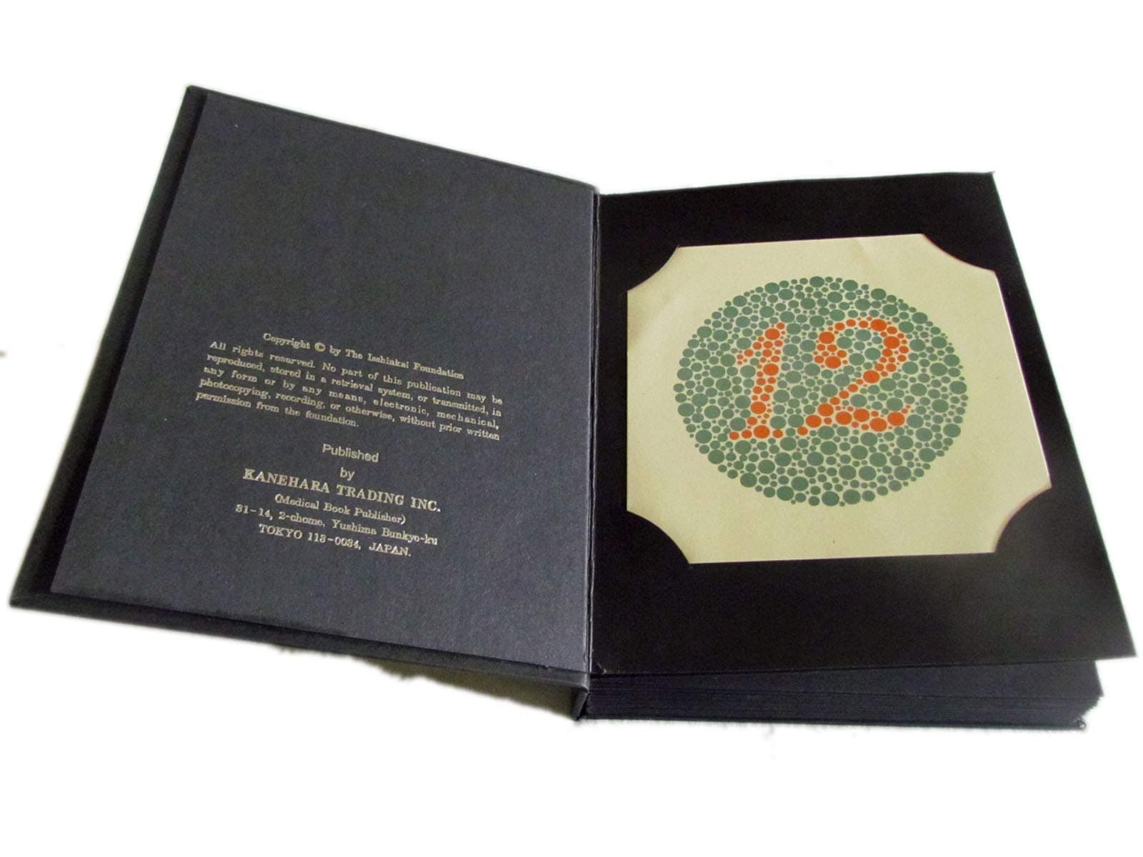 KANEHARA Ishihara Test Chart Books for Color Deficiency 24 Plates. by KANEHARA