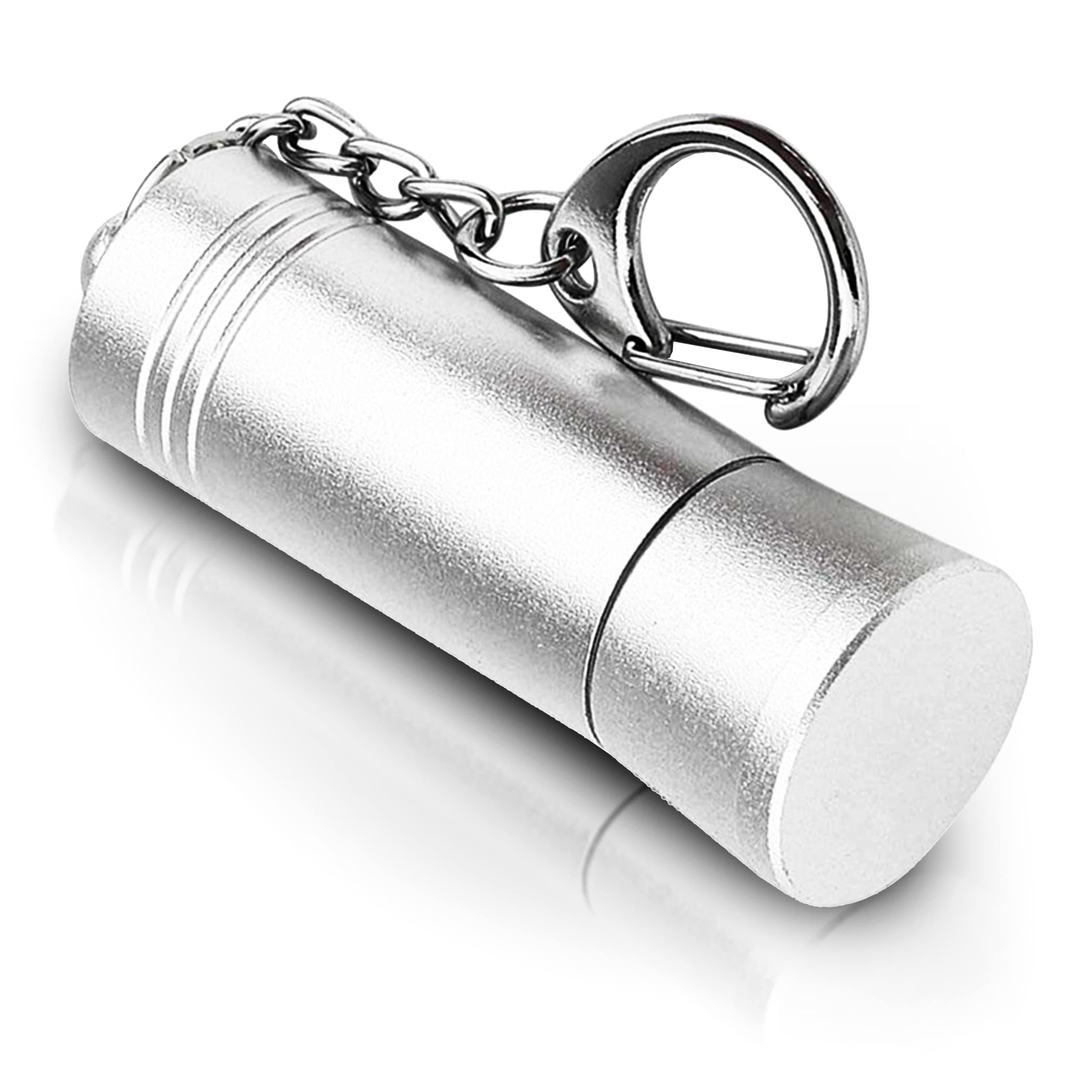 Magnetic Keychain, Rare Earth Magnets, Strong Neodymium Magnets, Gold Tester, Pocket Magnet for Keys, Grey