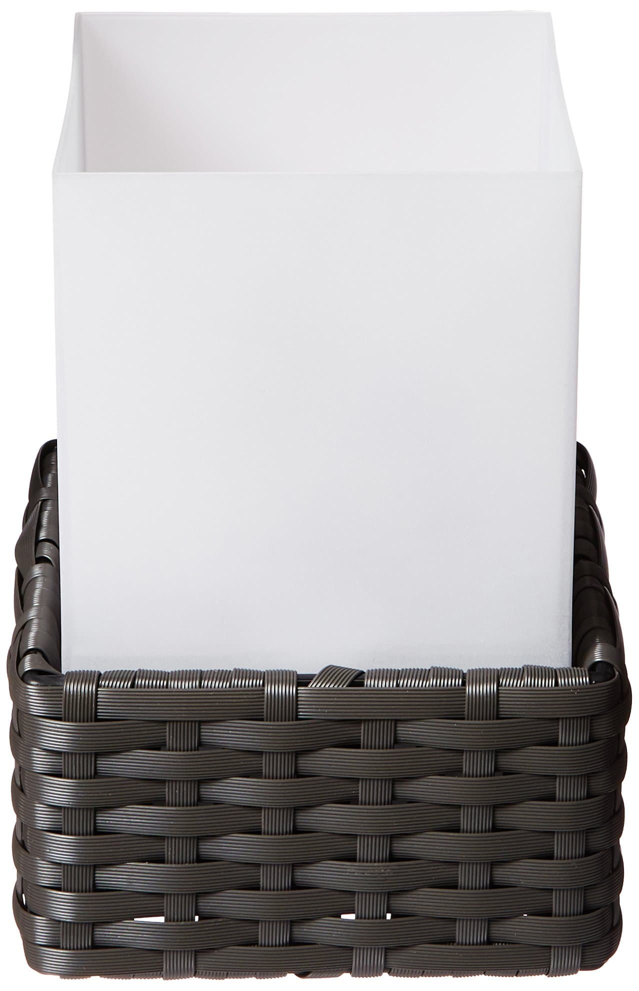 Solar Rattan Garden LED Light / Candle Light - Flickering Warm White Candle Glow