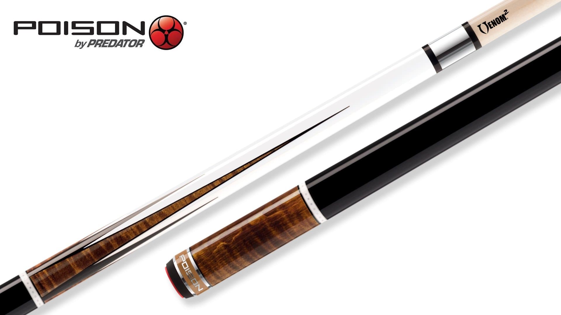 POISON Arsenic³-1 Pool Cue with Venom² Low-Deflection Shaft