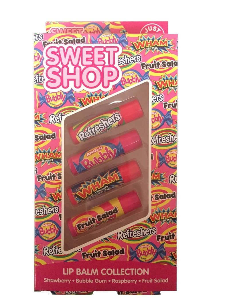 Sweet Shop Fruity Flavour Kids Lip Balm Gift Set of 4