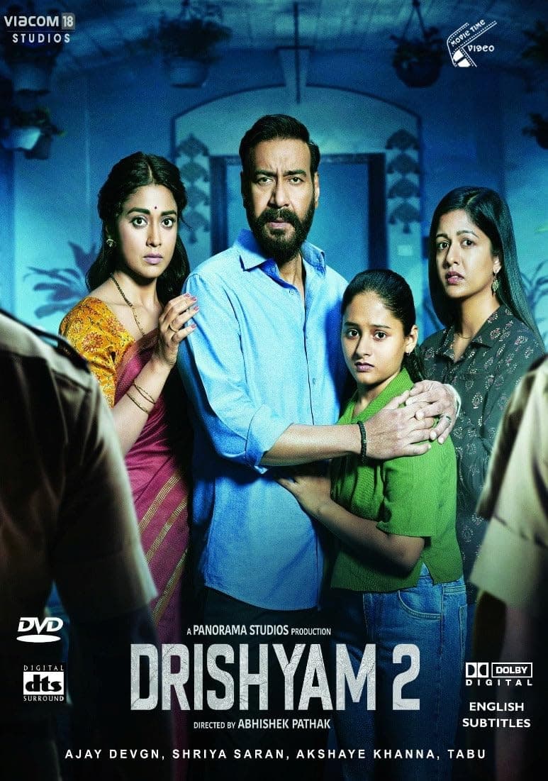 Drishyam 2 Hindi Movie - Film DVD -English Subtitles(NTSC)