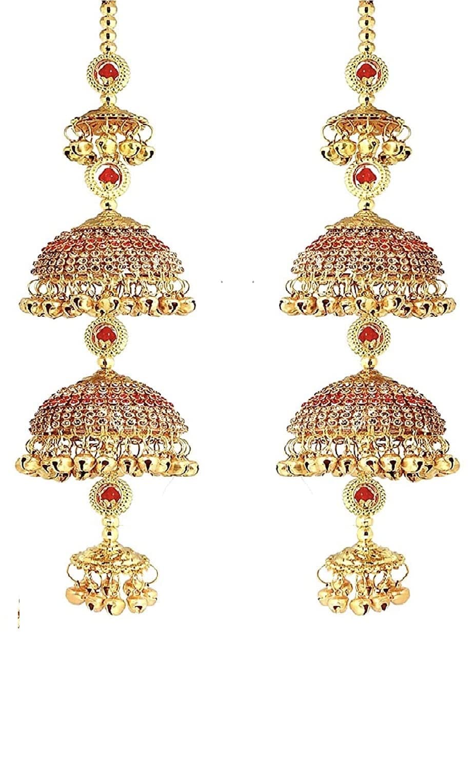 GeetanjaliHandmade Traditional Wedding Kalira/kalere/kaleera/Bridal Hand Hanging Kalira for Brides, Women and Girls.| Kalira - 8441|, Medium, Plastic, Pearl