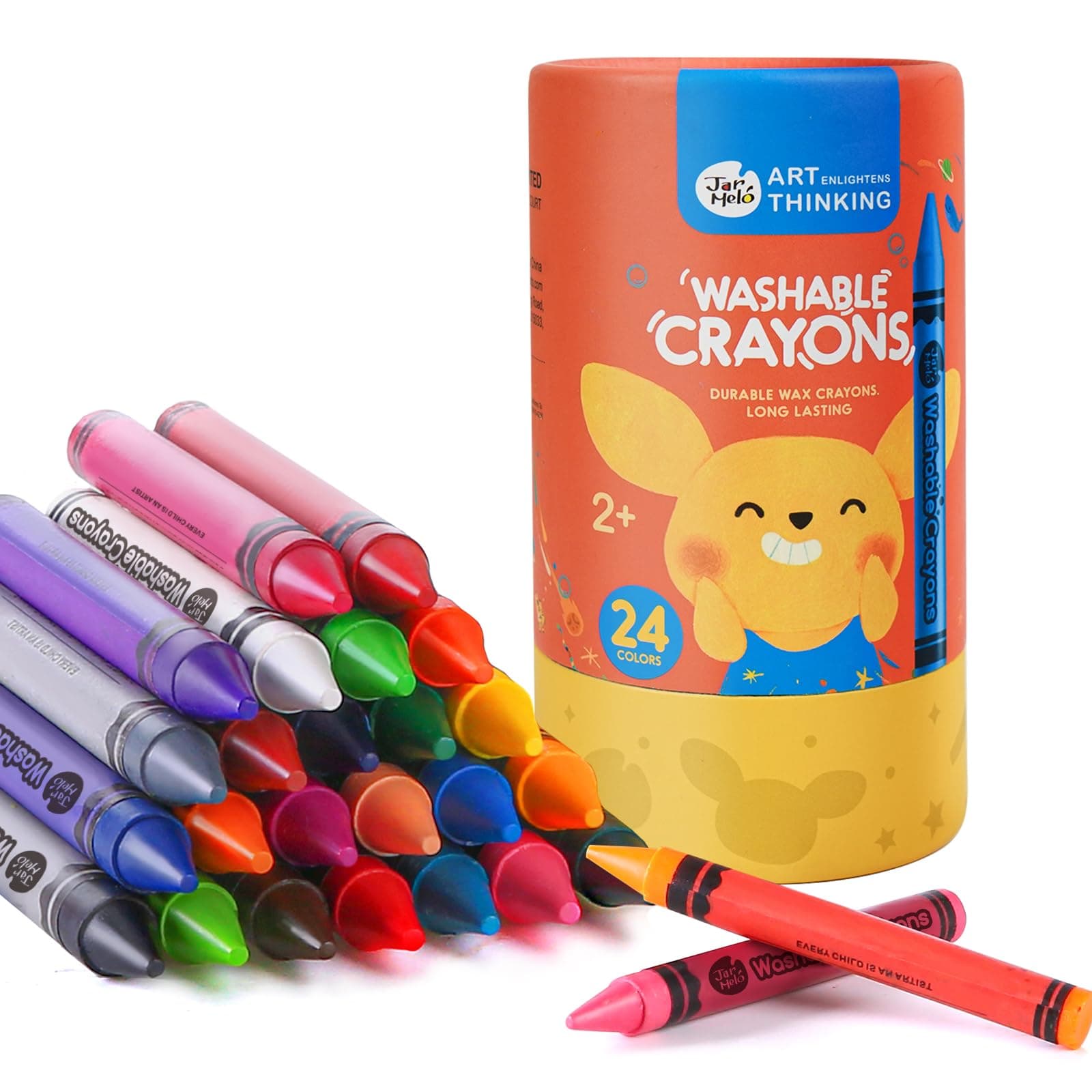 Jarmelo Washable Crayons -24 Colors