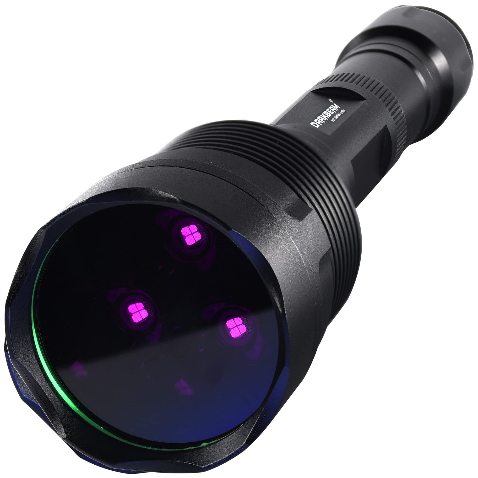 DARKBEAM UV Flashlight 365nm Ultraviolet Black Light, Portable Wood Lamp, 36W Powerful Blacklight Rechargeable USB for Detecting Pet Urine, Leaks, Mineral, Uranium Glass, Resin