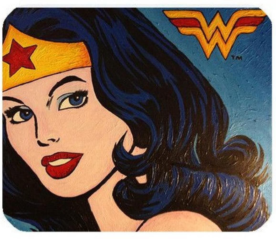 Smiling Christmas Holidays Wonder woman Mouse Pad Mouse Mat Computer Mousepad New Rectangular mouse pad