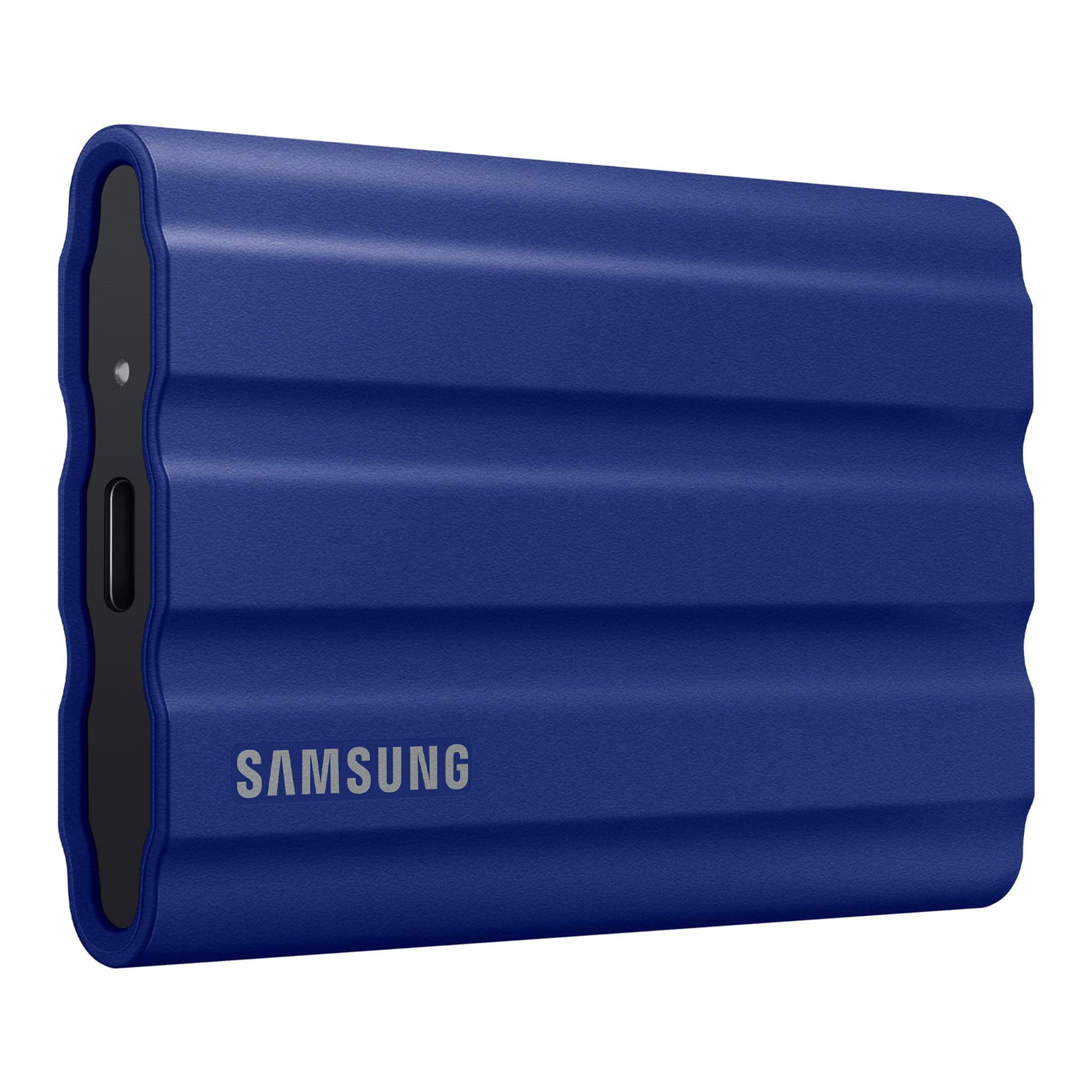 Samsung T7 Shield Portable SSD 2TB, USB 3.2 Gen2 External SSD, Up to 1,050MB/s, Rugged, IP65 Water & Dust Resistant, for Photographers, Content Creators and Gaming, Mac Compatible, MU-PE2T0R, Blue