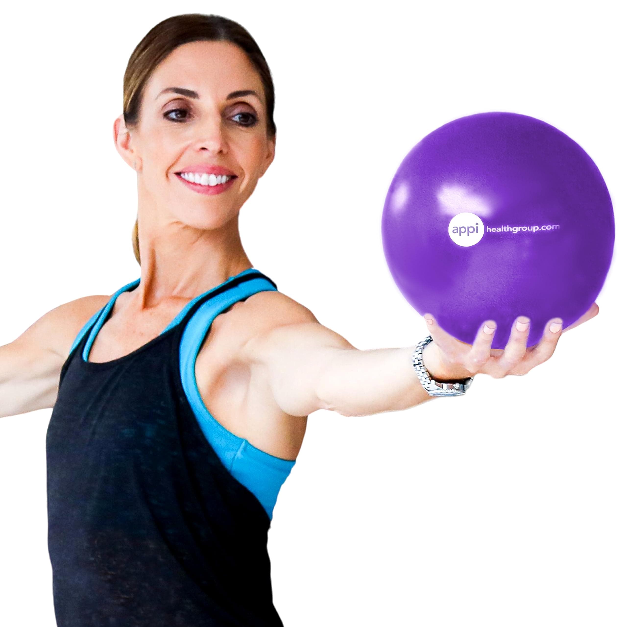 APPI; The Australian Physiotherapy & Pilates Institute; Beyond mind and movement Soft Ball. Latex Free. 7 Inch. Anti-Burst Mini/Ova Ball