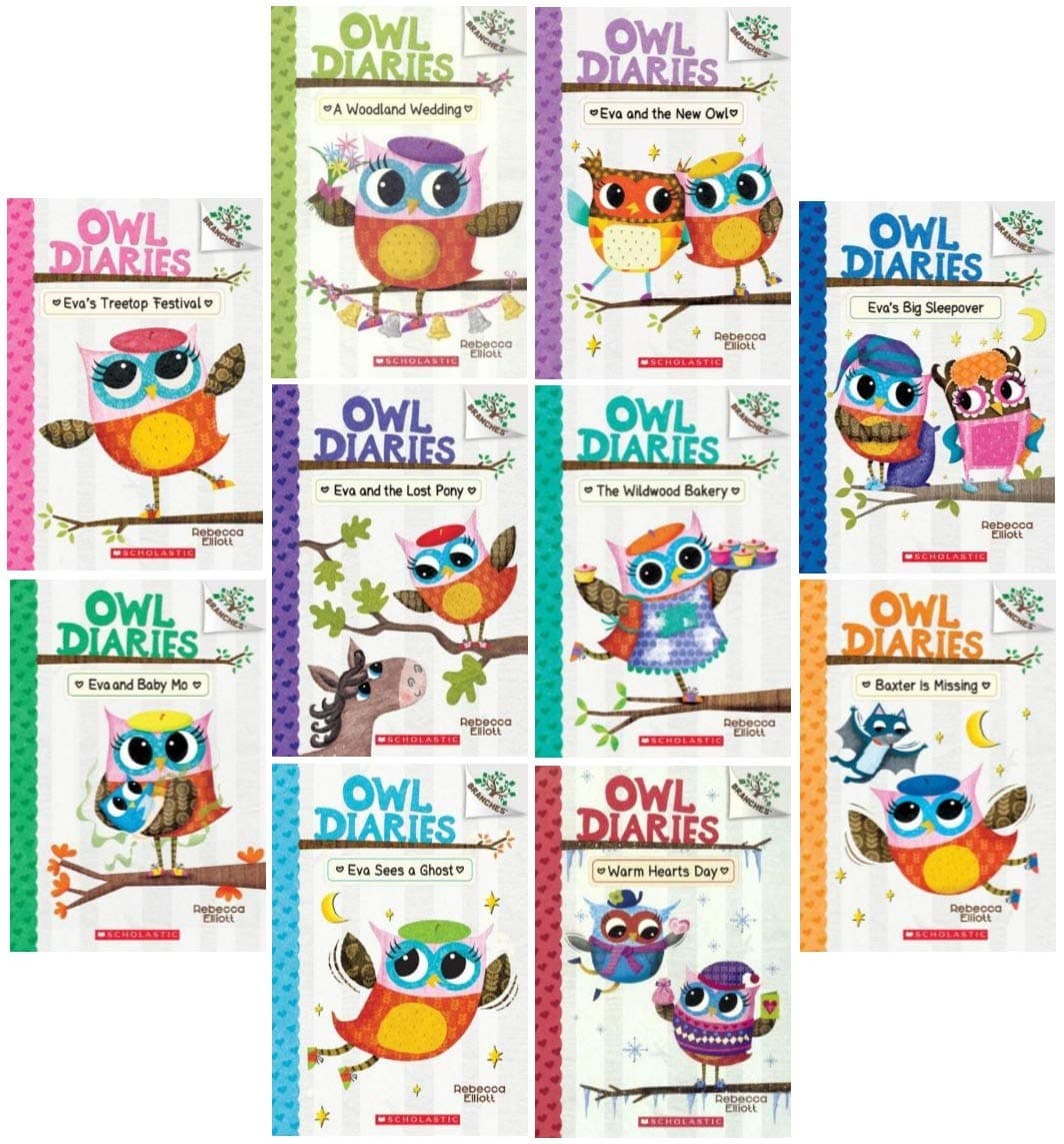 Owl Diaries Ten Book Branches Collection Set ( Books 1- 10 )