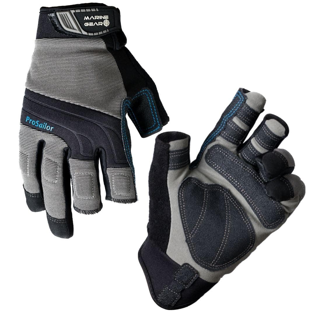 Sailing Gloves Trusted by Sailors Everywhere: 3-Finger Dexterity with Better Grip