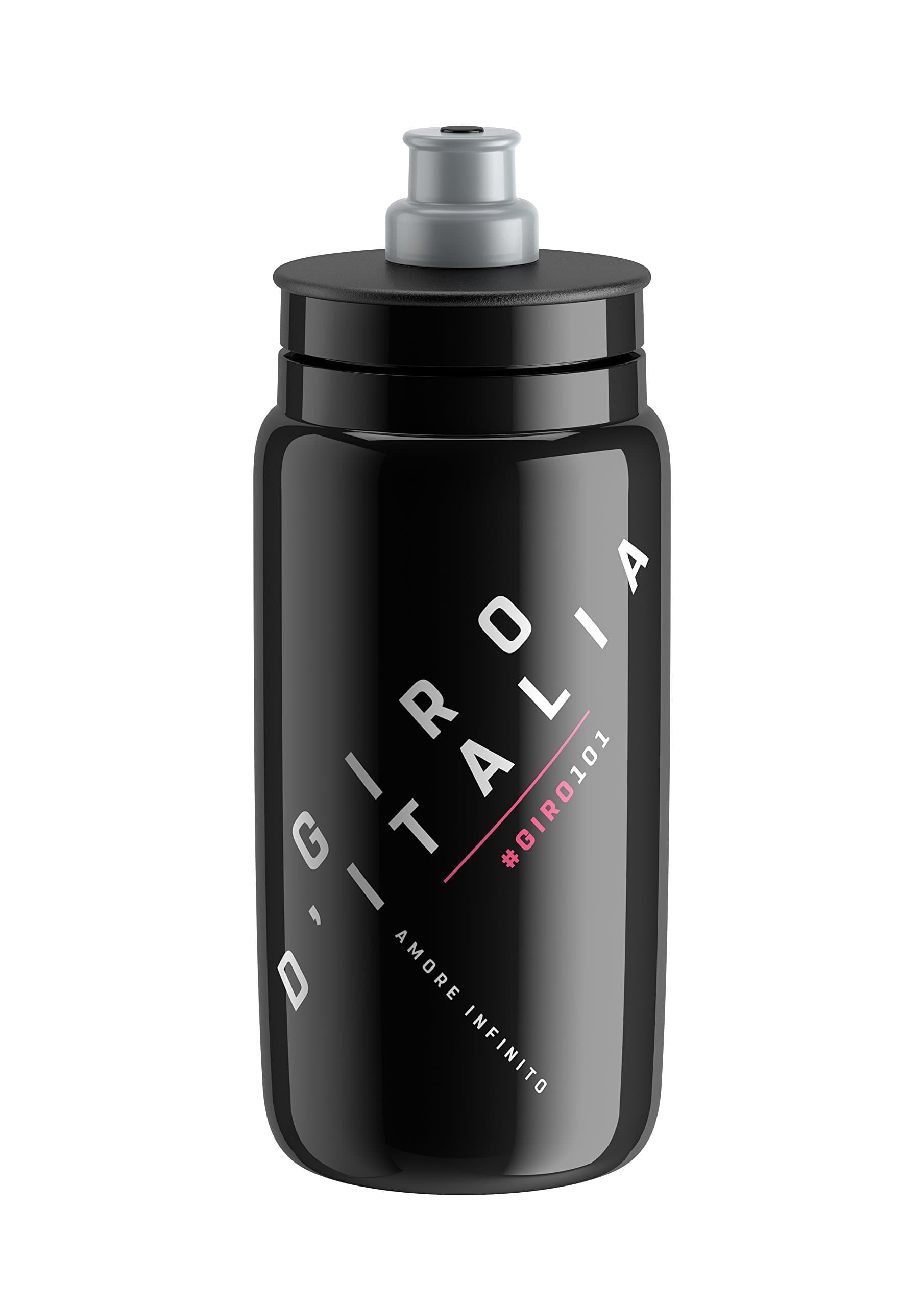 Elite Fly GIRO D'ITALIA 2018 BIKE CYCLING WATER BOTTLE 550ml - BLACK TROFEO 101