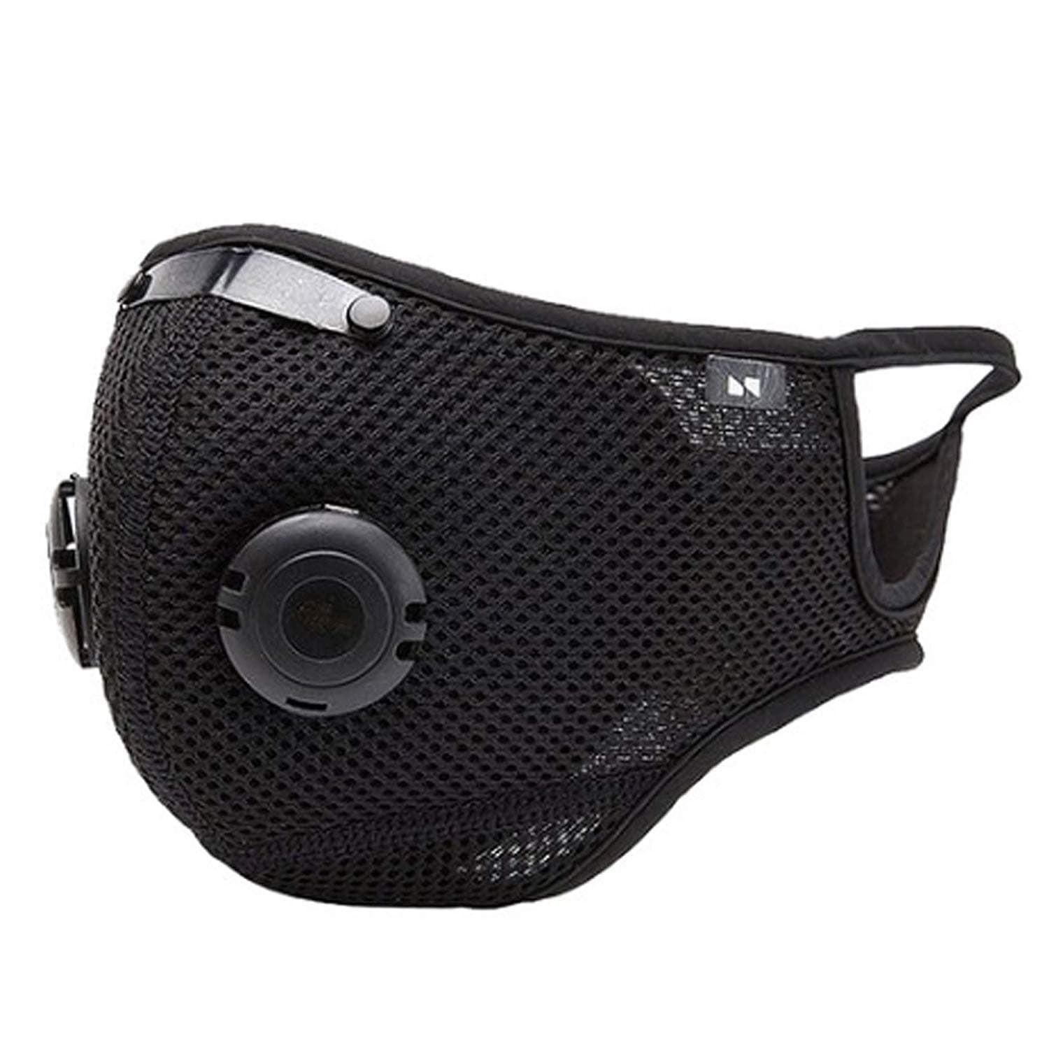 EN AIRGUARD Fine Dust Sports Mask With 4 Filter for Adults KF94 Made In Korea, Black