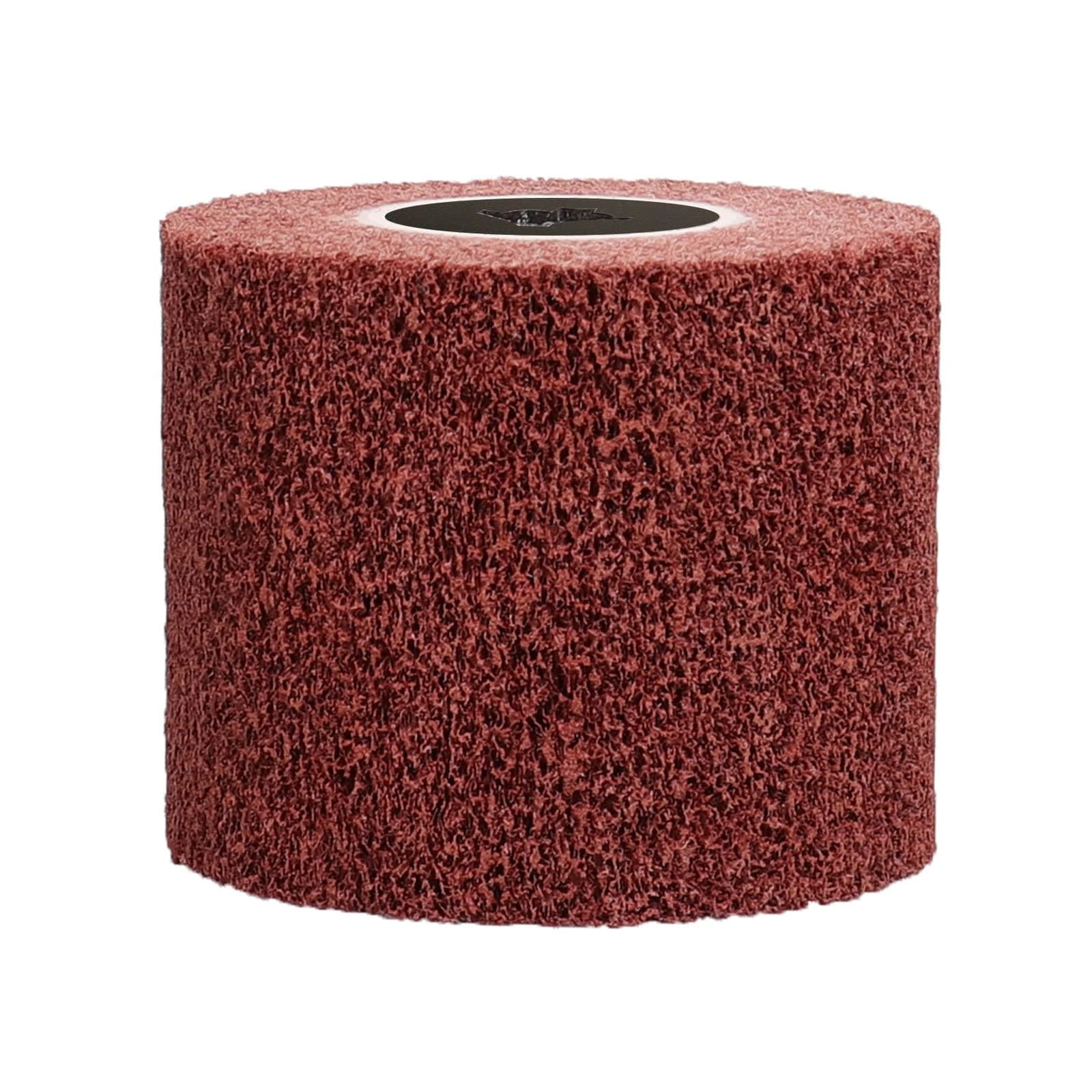 80 Grit Surface Conditioning Tool Drum,4.7" x 4" Burnishing Polishing Wheel Drum for Metal Stainless Steel Wood Surface Conditioning Treatment