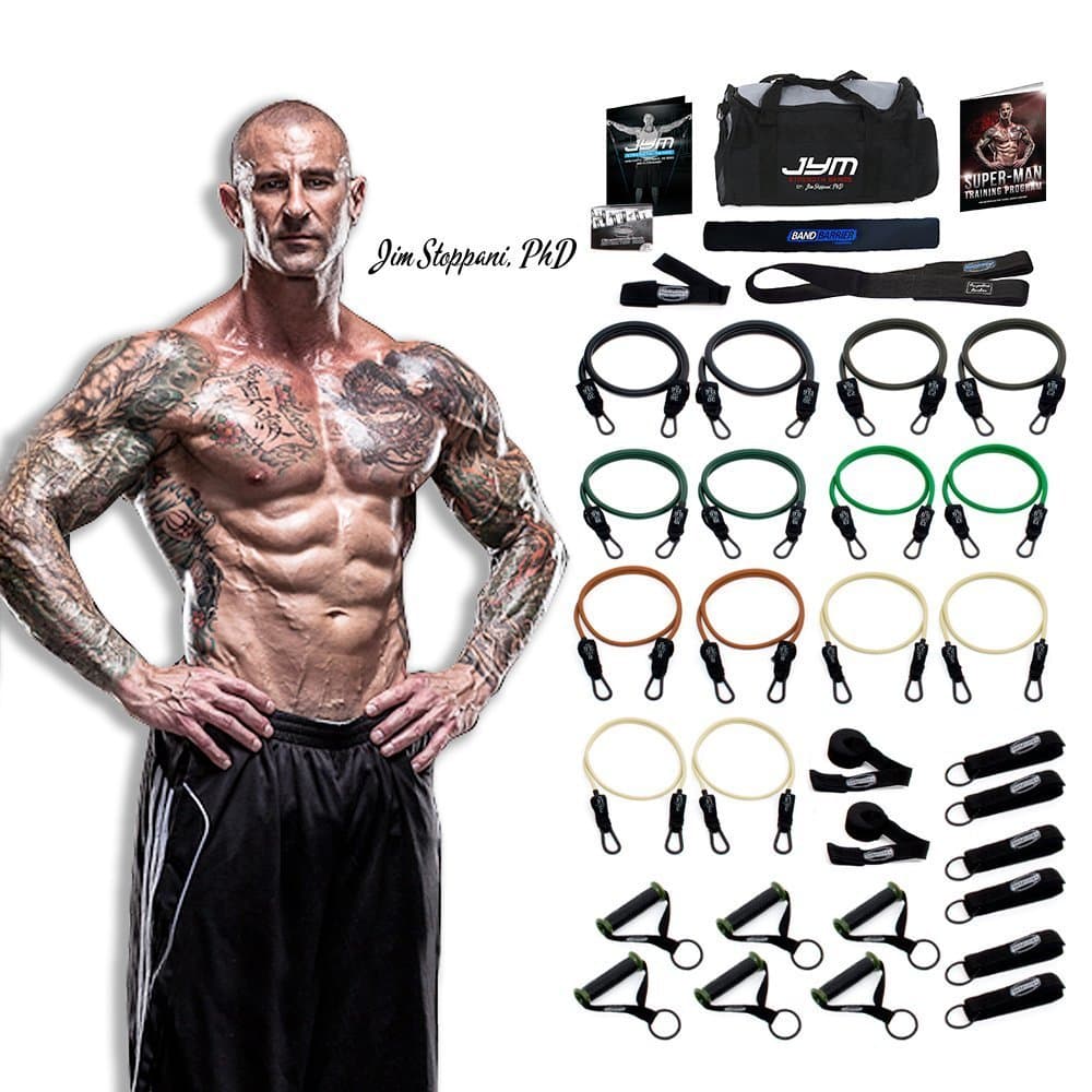 The JYM Strength Bands System, by Renowned Training Expert Dr. Jim Stoppani, Includes 14 Anti-SNAP Bands