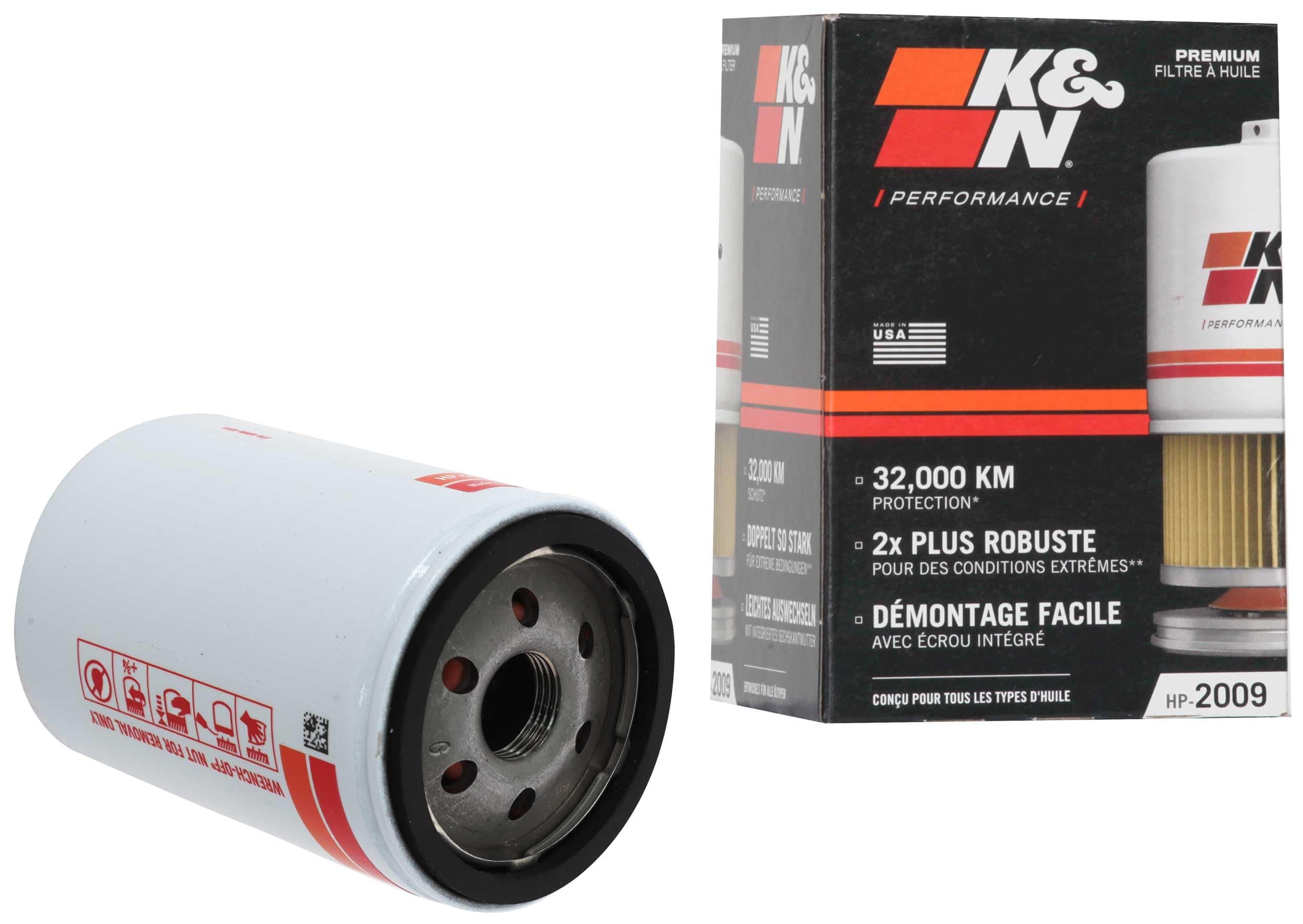 K&N Premium Oil Filter: Protects your Engine: Compatible with Select MAZDA/FORD/LINCOLN/DODGE Vehicle Models (See Product Description for Full List of Compatible Vehicles), HP-2009