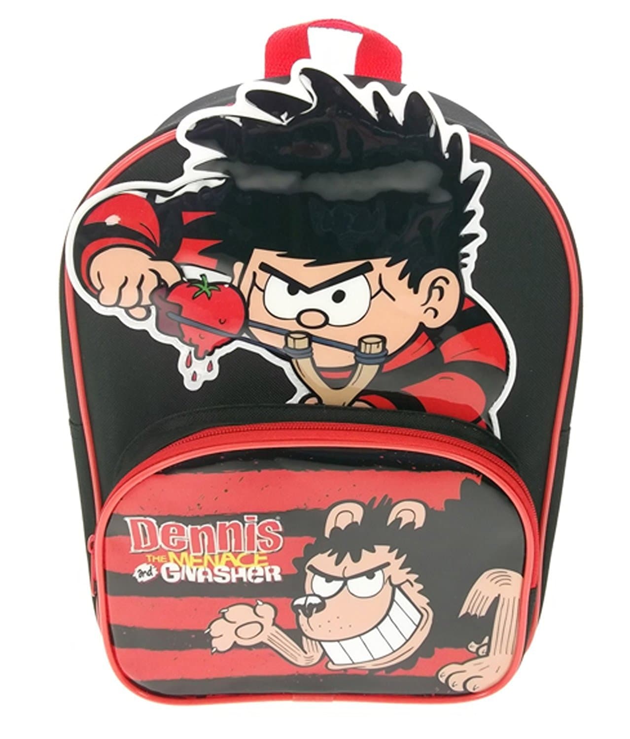 Dennis and Gnasher Children's Backpack Dennis and Gnasher Novelty Backpack 10 liters Red (Red/Black) DENNIS001001