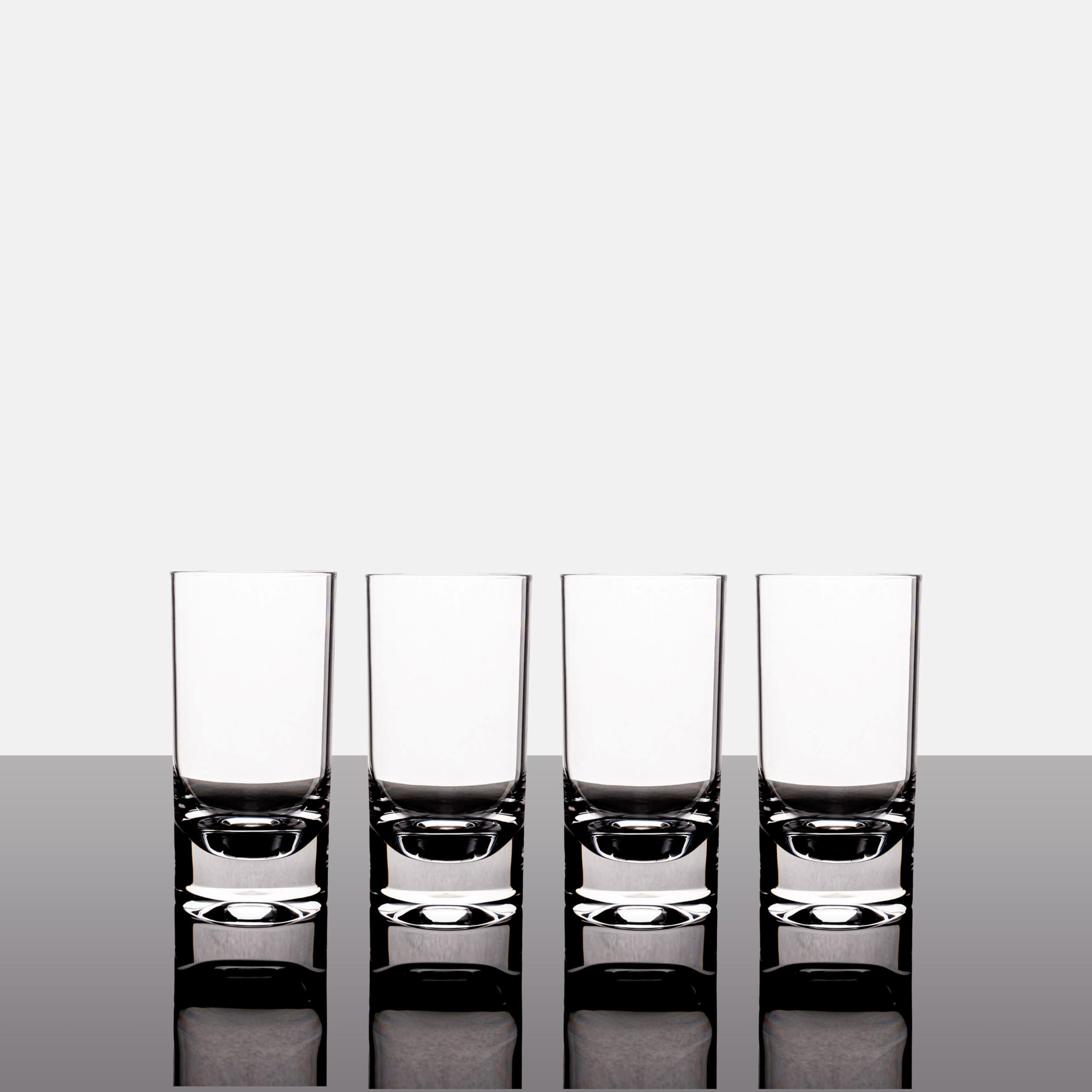 Ares Unbreakable Acrylic Slim Jim Short | Sleek, British Design | 2-Year Warranty, BPA-Free, Ergonomic - Perfect for Minimalist Elegance and Durable Sips