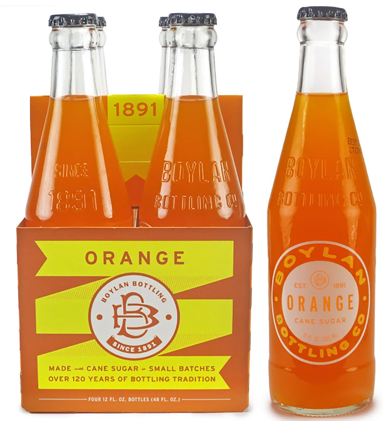 Soda, Orange, 12 fl oz (24 Glass Bottles)