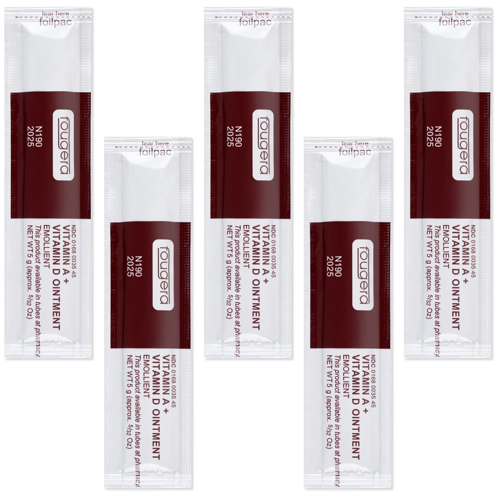 Tattoo Aftercare Scar Repair Gel, Kugge 50PCS Vitamin A&D Healing Ointment, Promote Healing, Anti Scaring Moisturizer for Tattoo and Microblading Makeup Aftercare - 7.5oz