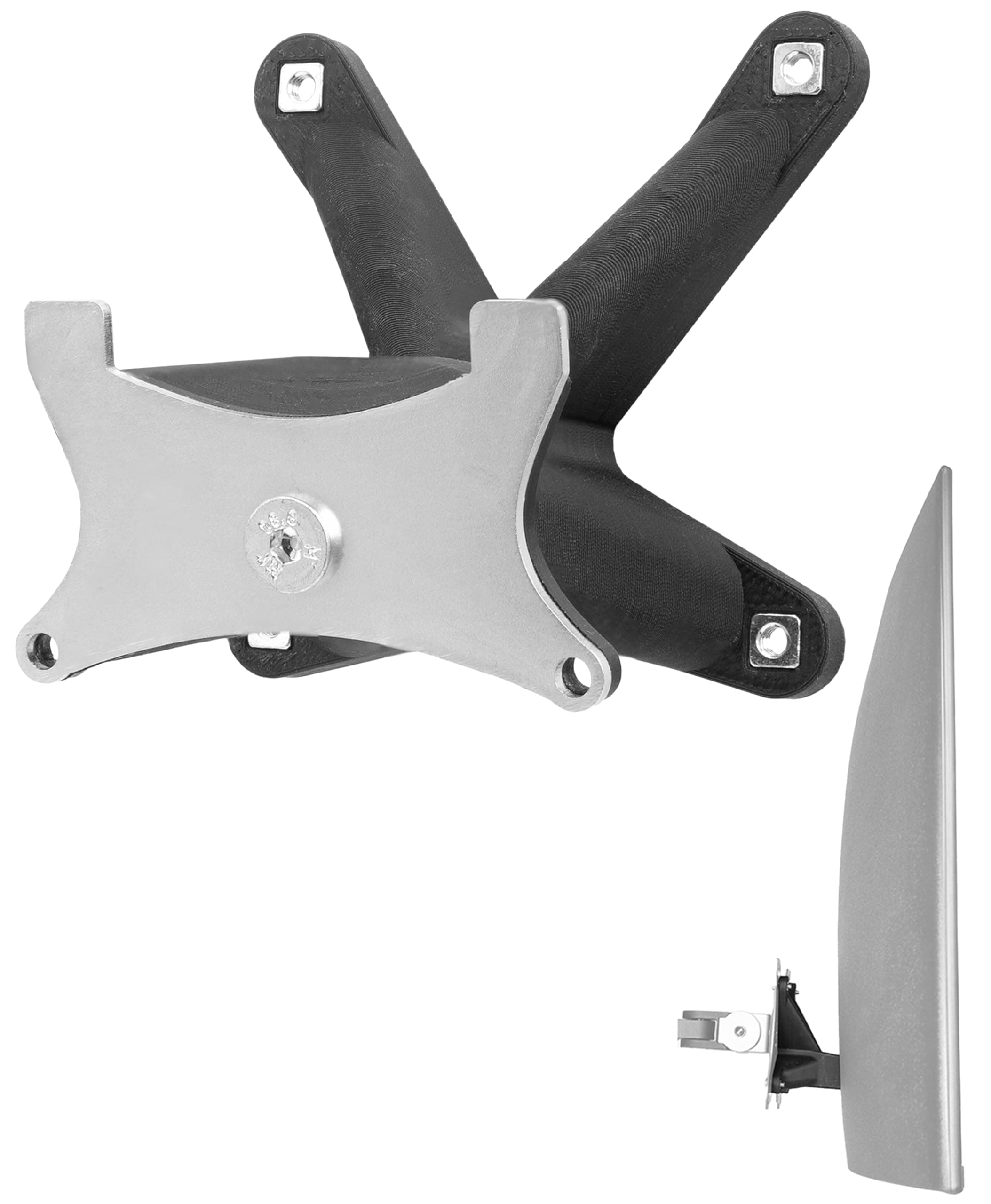 3IDEEVESA Adapter Compatible with Samsung Monitor (U32R590, U32R592, U32R594, UR59C, LU32R590 and More) - VESA Mount Adapter 75x75 mm, for Monitors Without VESA Connection (1-Pack)