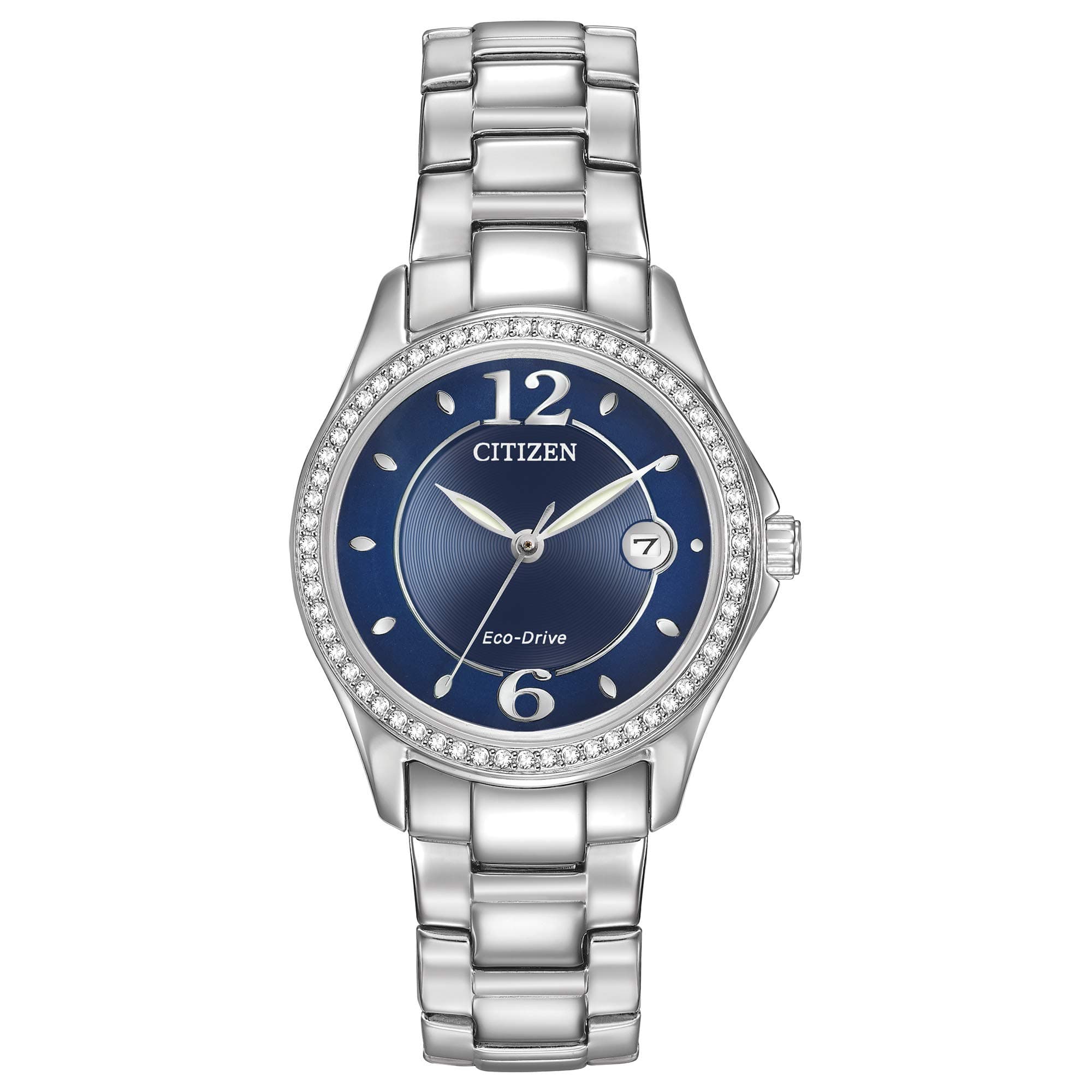 Citizen Women's Eco-Drive Dress Classic Crystal Watch in Stainless Steel