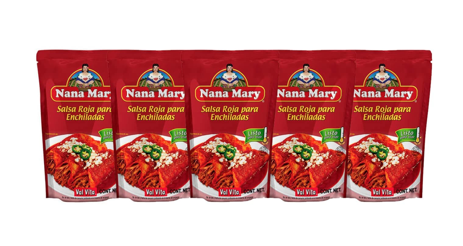 Enchilada Red Cooking Sauce 250g Nana Mary (Pack of 5)