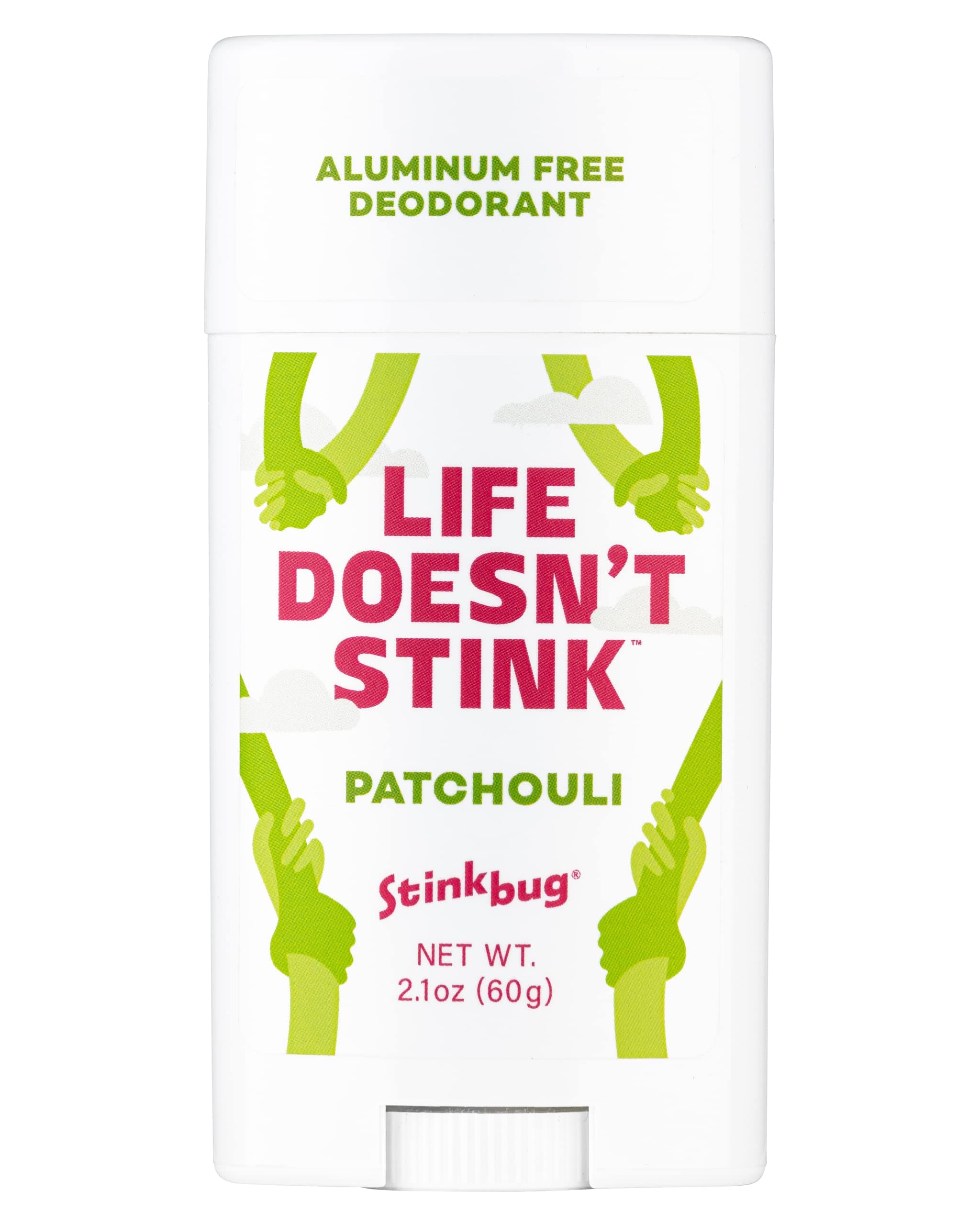 Stinkbug Natural Aluminum Free Organic Deodorant with Essential Oils and Coconut Oil, 2.1 Ounce