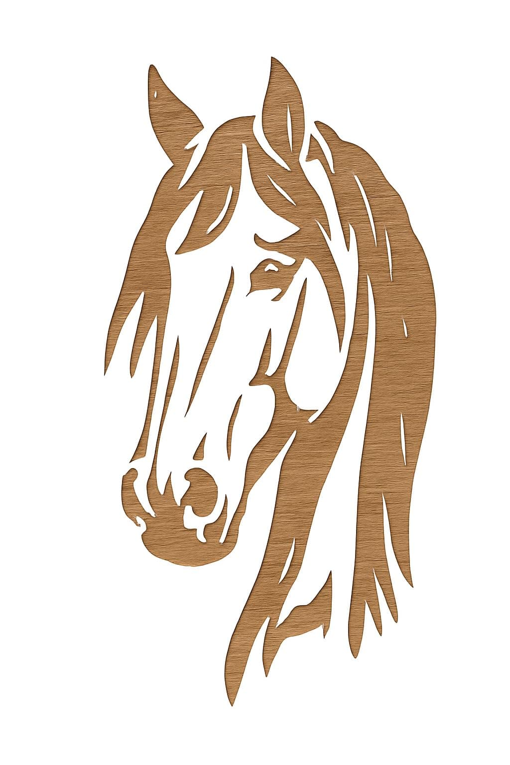 Horse Head Stencil Template, 8.5 x 11 Inch Reusable Plastic for Painting Walls Wood Glass Scrapbooking Graffiti Arts and Crafts DIY Projects