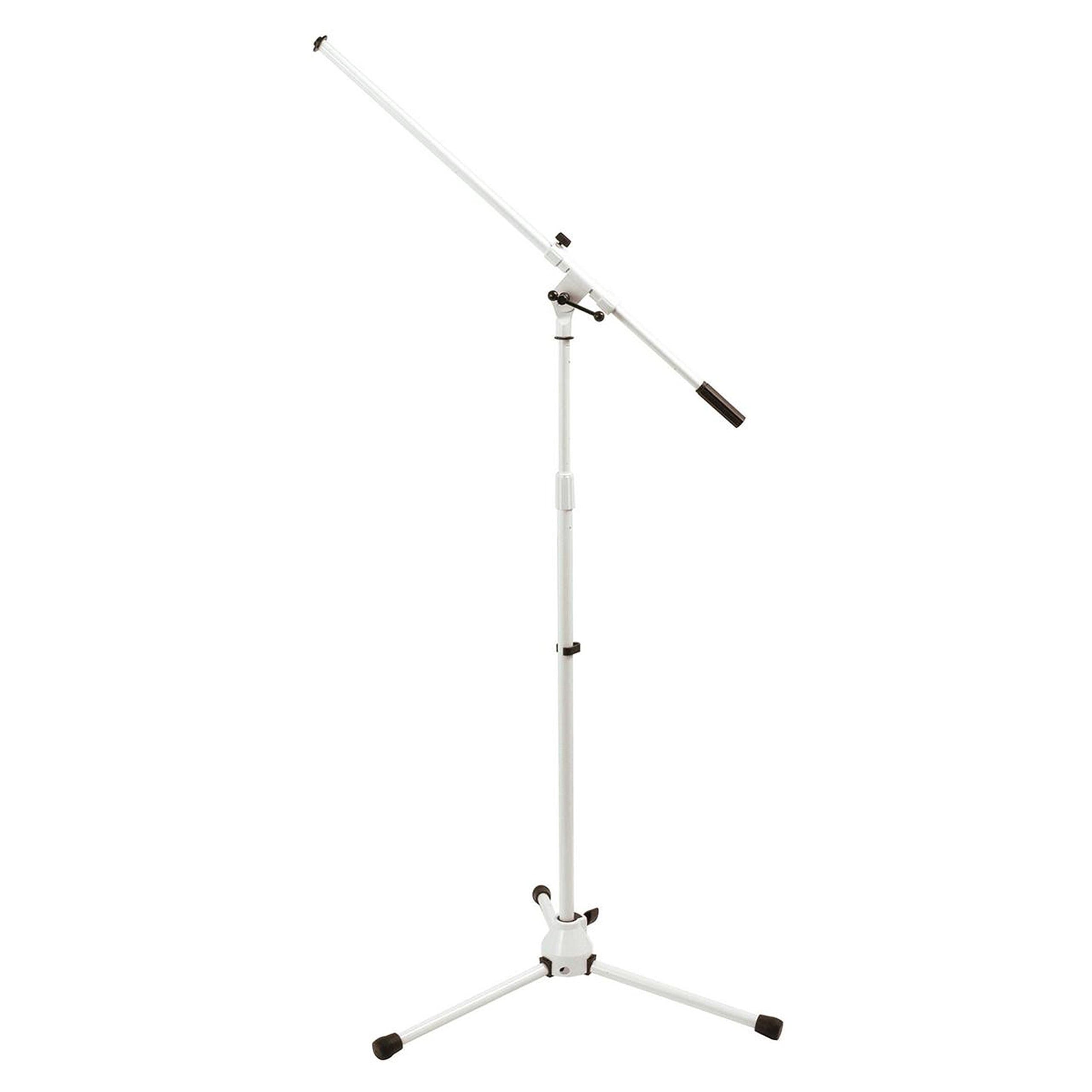 MS7801W Telescoping Microphone Boom Stand, White